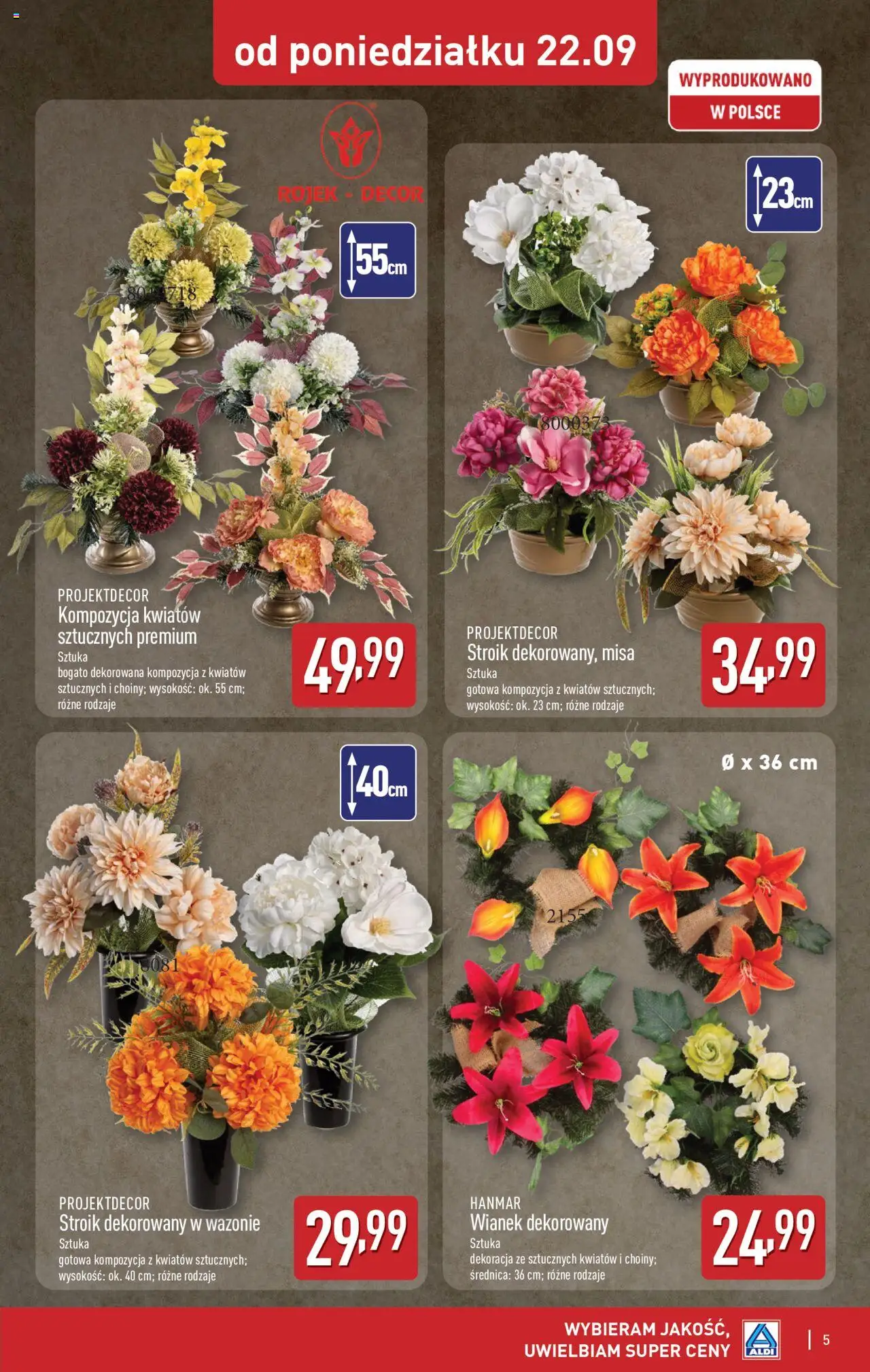 Aldi Światełko pamięci Gazetka ważna od 22.09.2025 do 27.09.2025 strona 5
