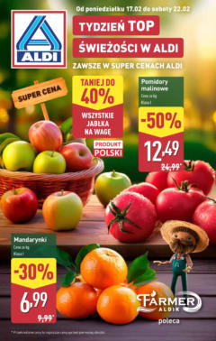 Aldi Świeżość Gazetka ważna od 17.02.2025 do 22.02.2025 strona 1