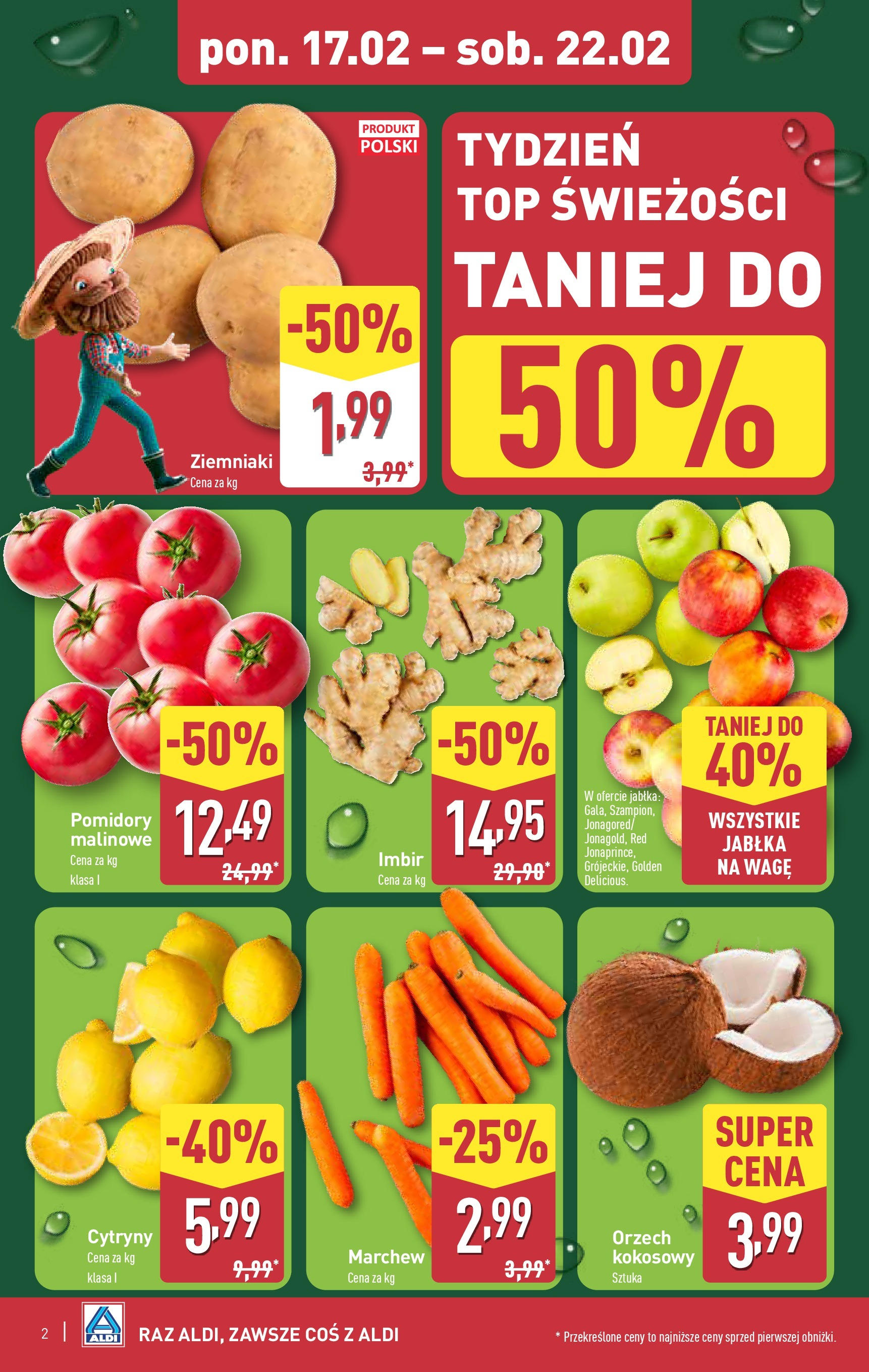 Aldi Świeżość Gazetka ważna od 17.02.2025 do 22.02.2025 strona 2