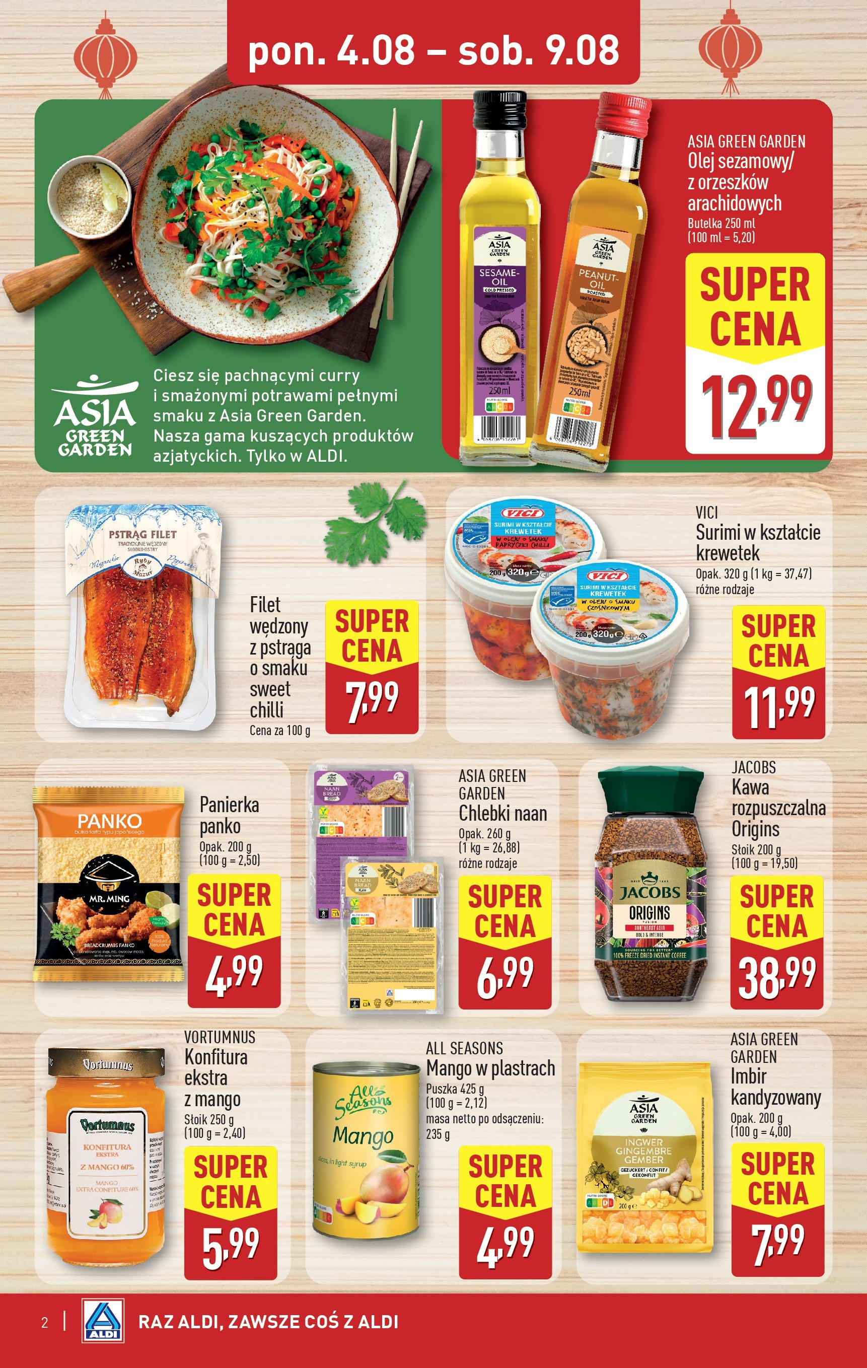 Aldi Tydzień Azji Gazetka ważna od 04.08.2025 do 09.08.2025 strona 2