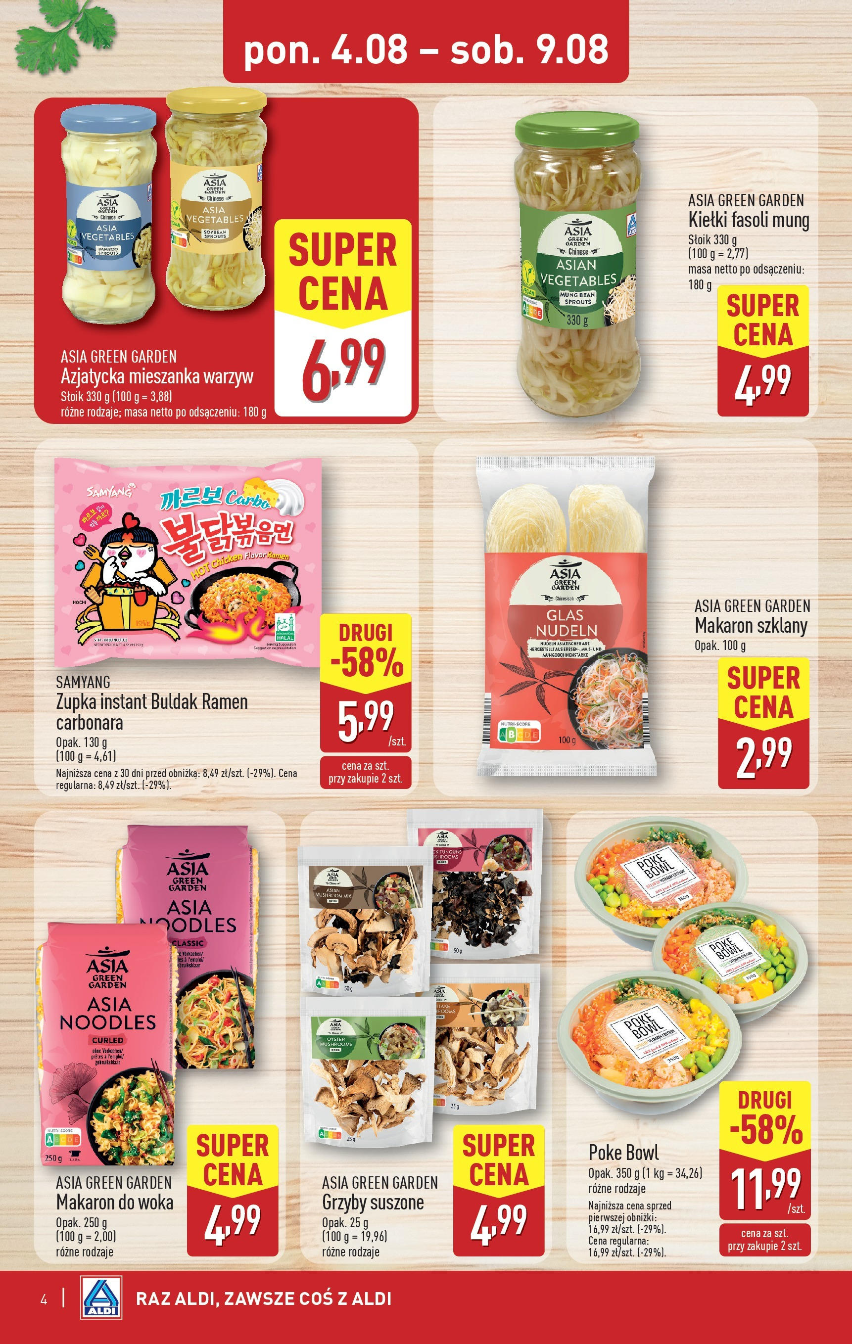Aldi Tydzień Azji Gazetka ważna od 04.08.2025 do 09.08.2025 strona 4