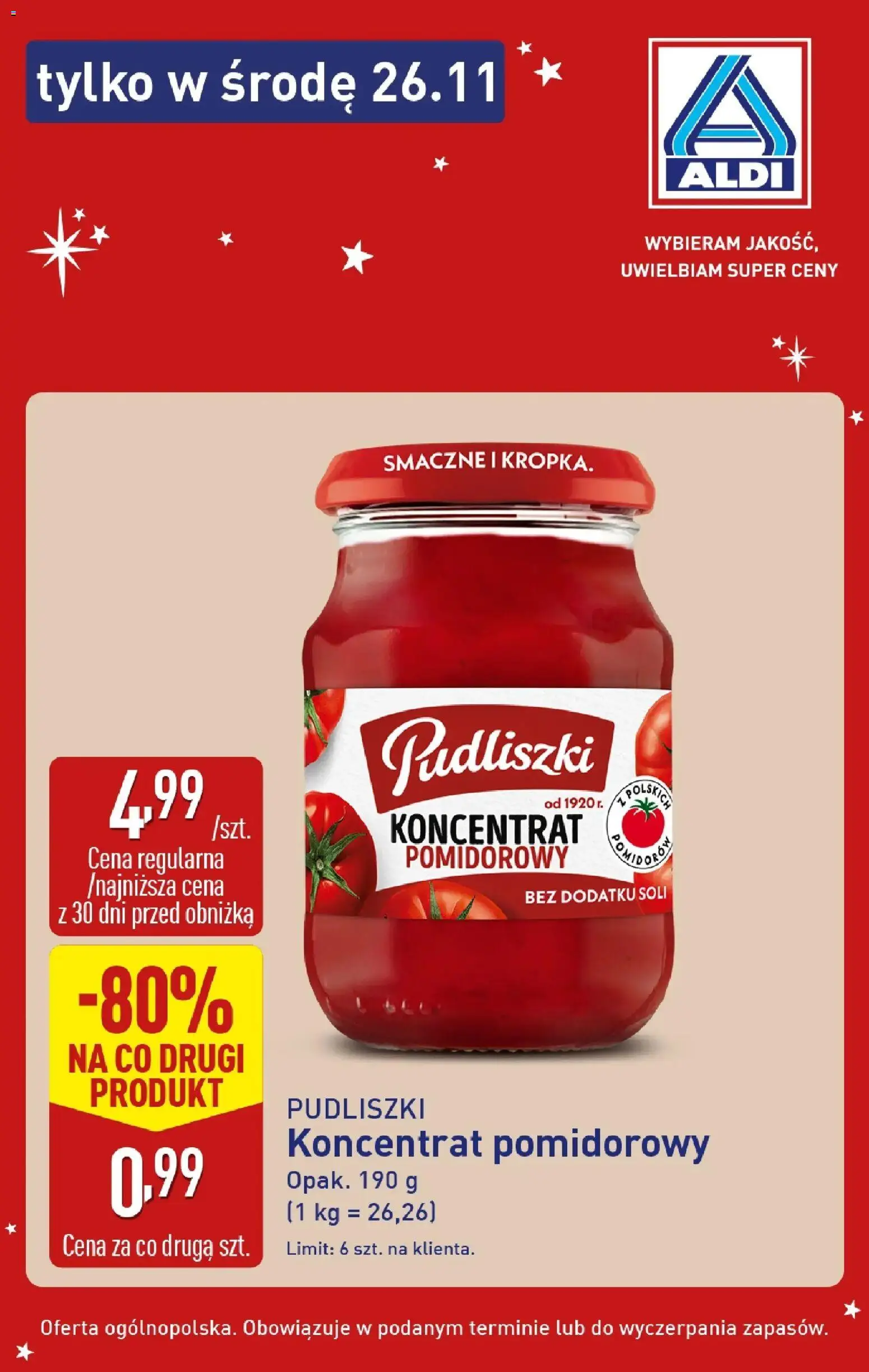 Aldi Tylko w środę Gazetka  ważna  od środy 26.11.2025 do 26.11.2025 strona 5