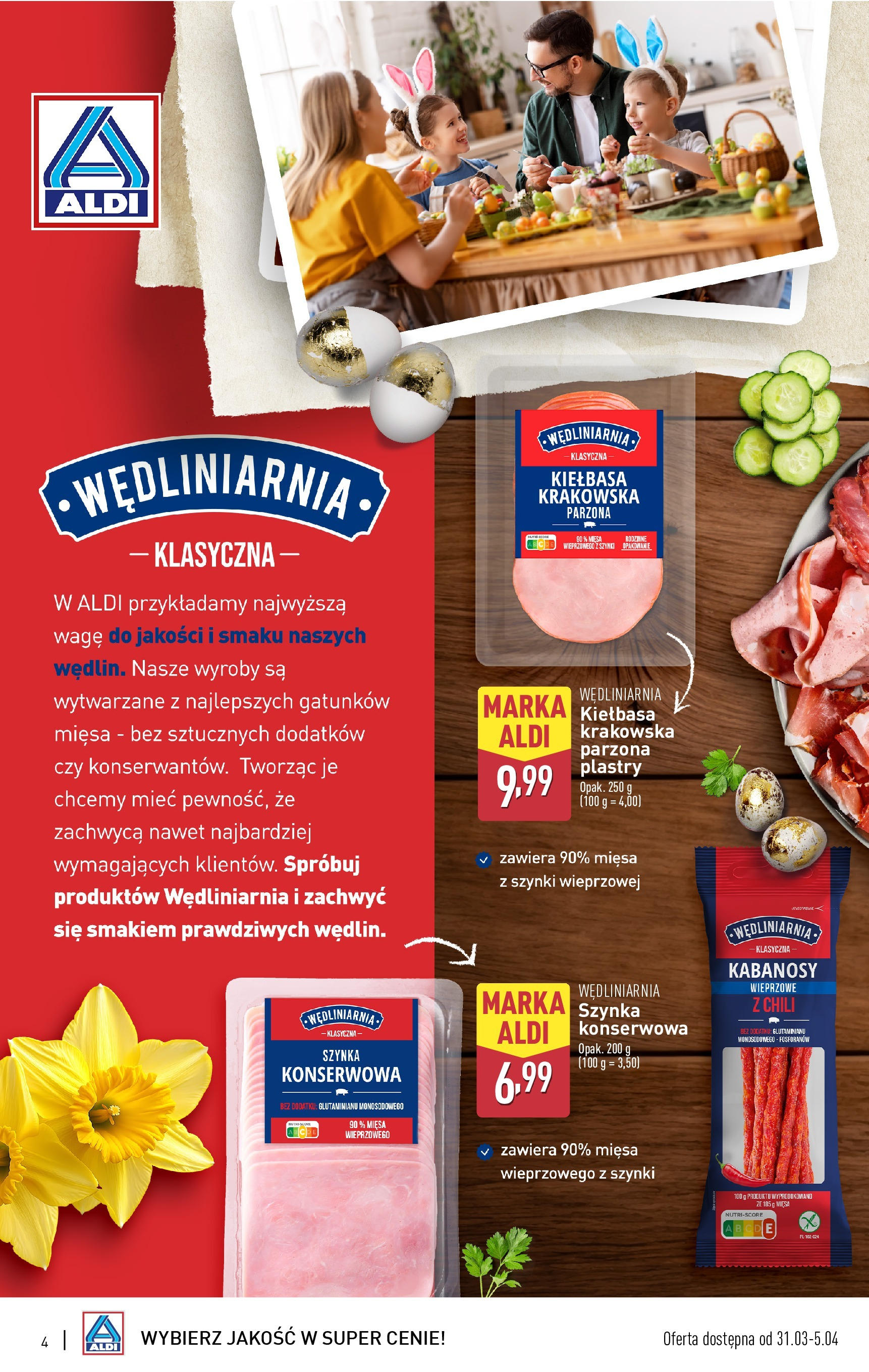 Aldi Wielkanocne smaki Gazetka ważna od 31.03.2025 do 05.04.2025 strona 5