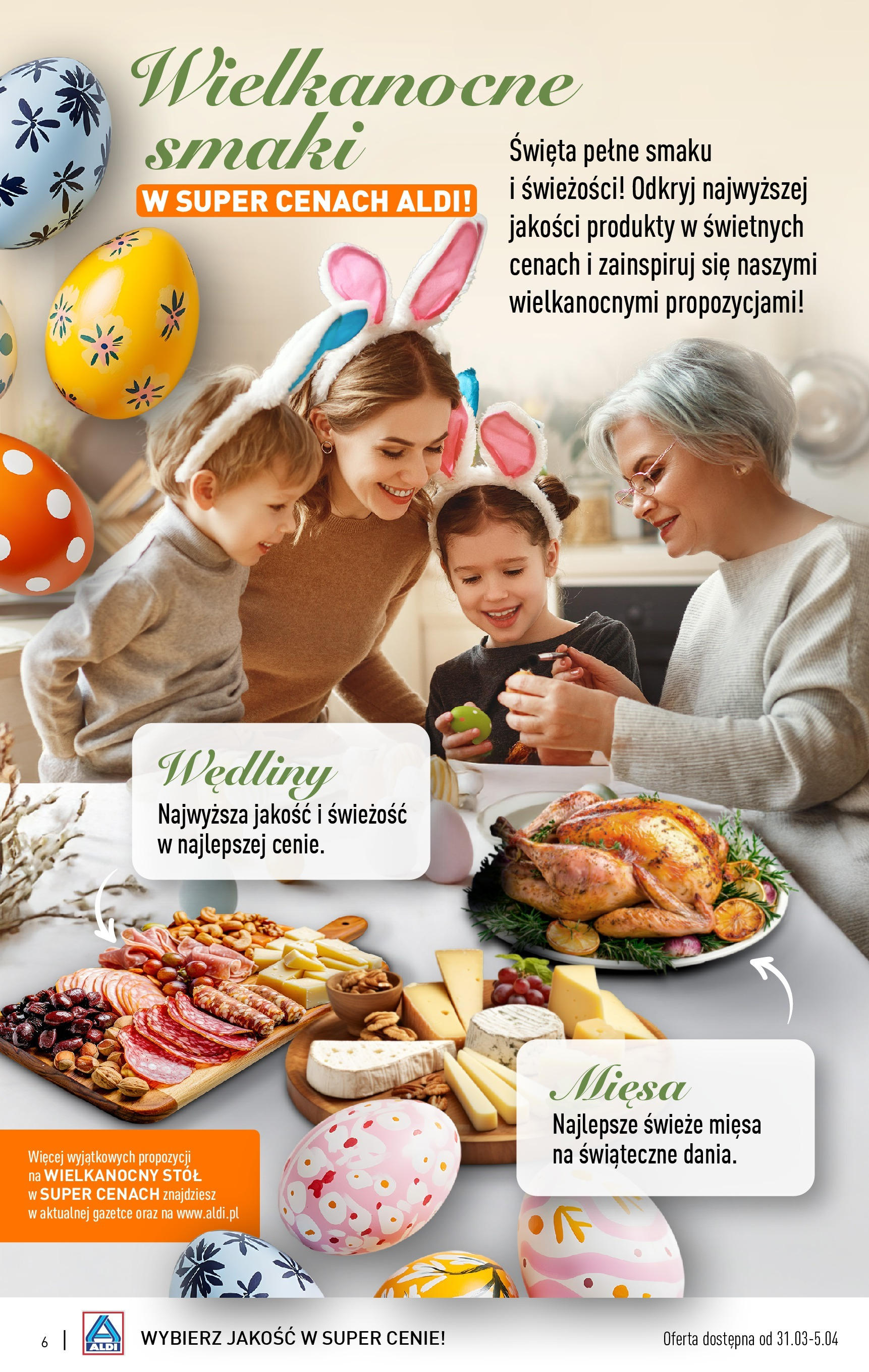 Aldi Wielkanocne smaki Gazetka ważna od 31.03.2025 do 05.04.2025 strona 7