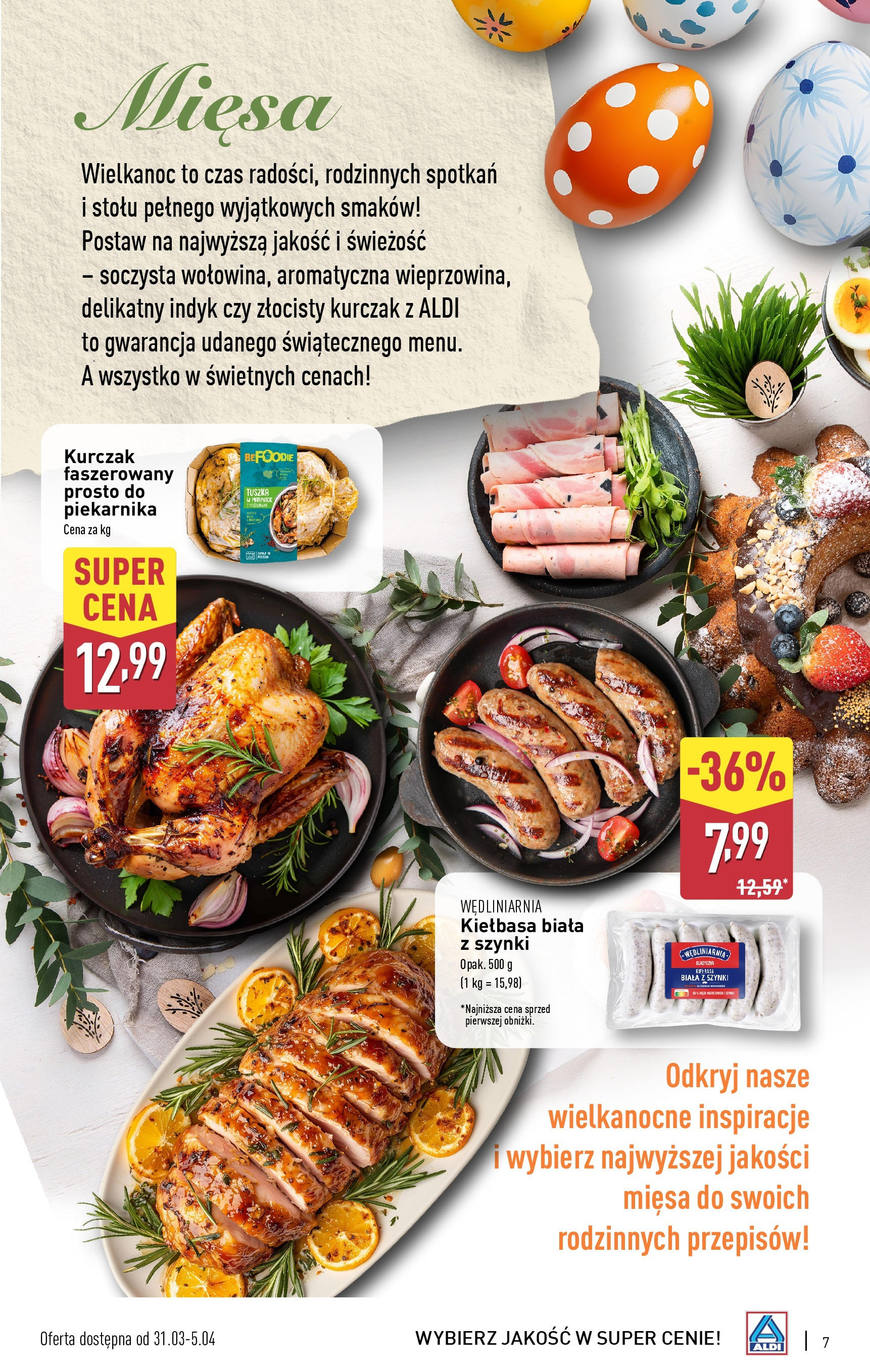 Aldi Wielkanocne smaki Gazetka ważna od 31.03.2025 do 05.04.2025 strona 8