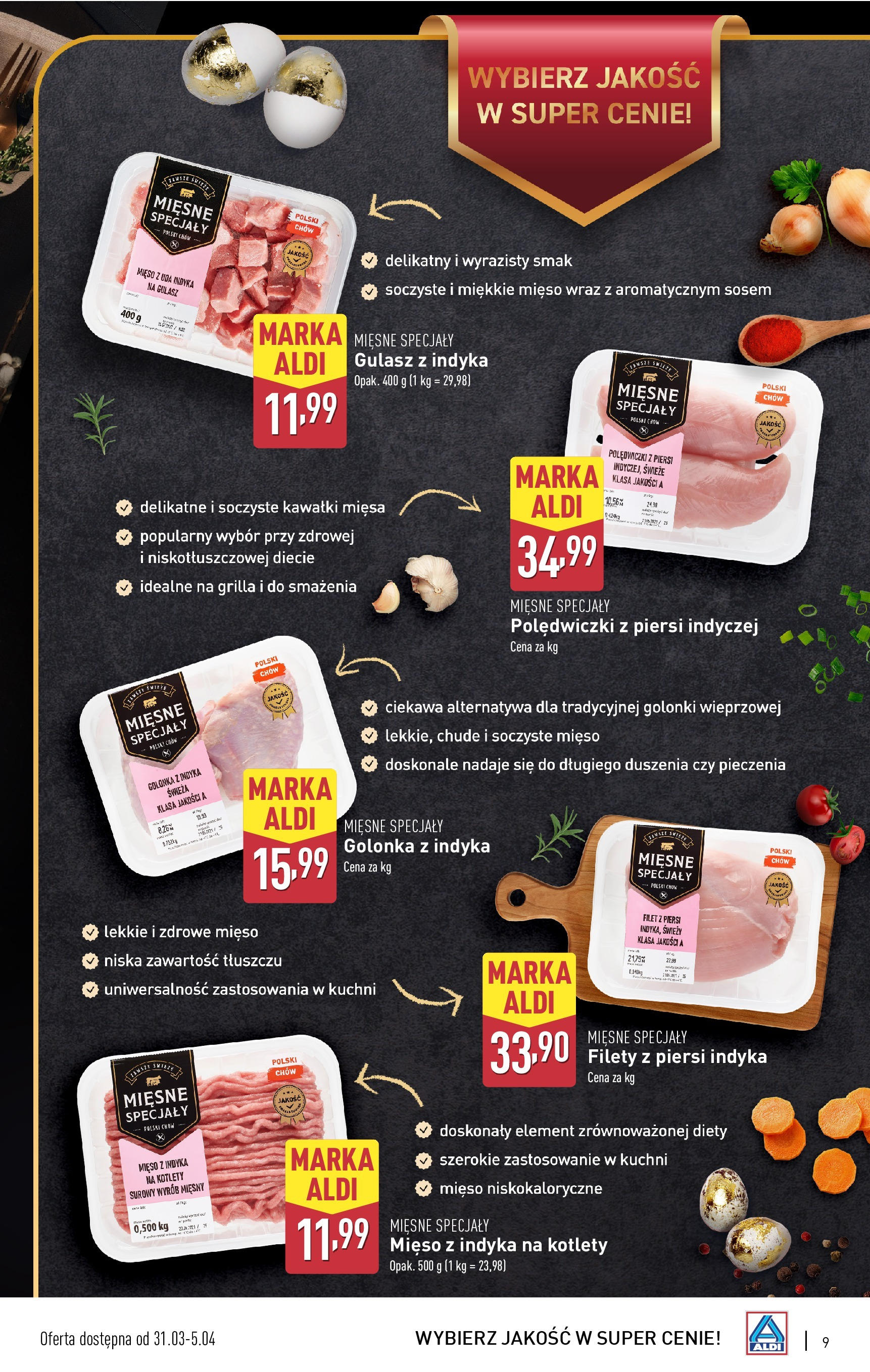 Aldi Wielkanocne smaki Gazetka ważna od 31.03.2025 do 05.04.2025 strona 10