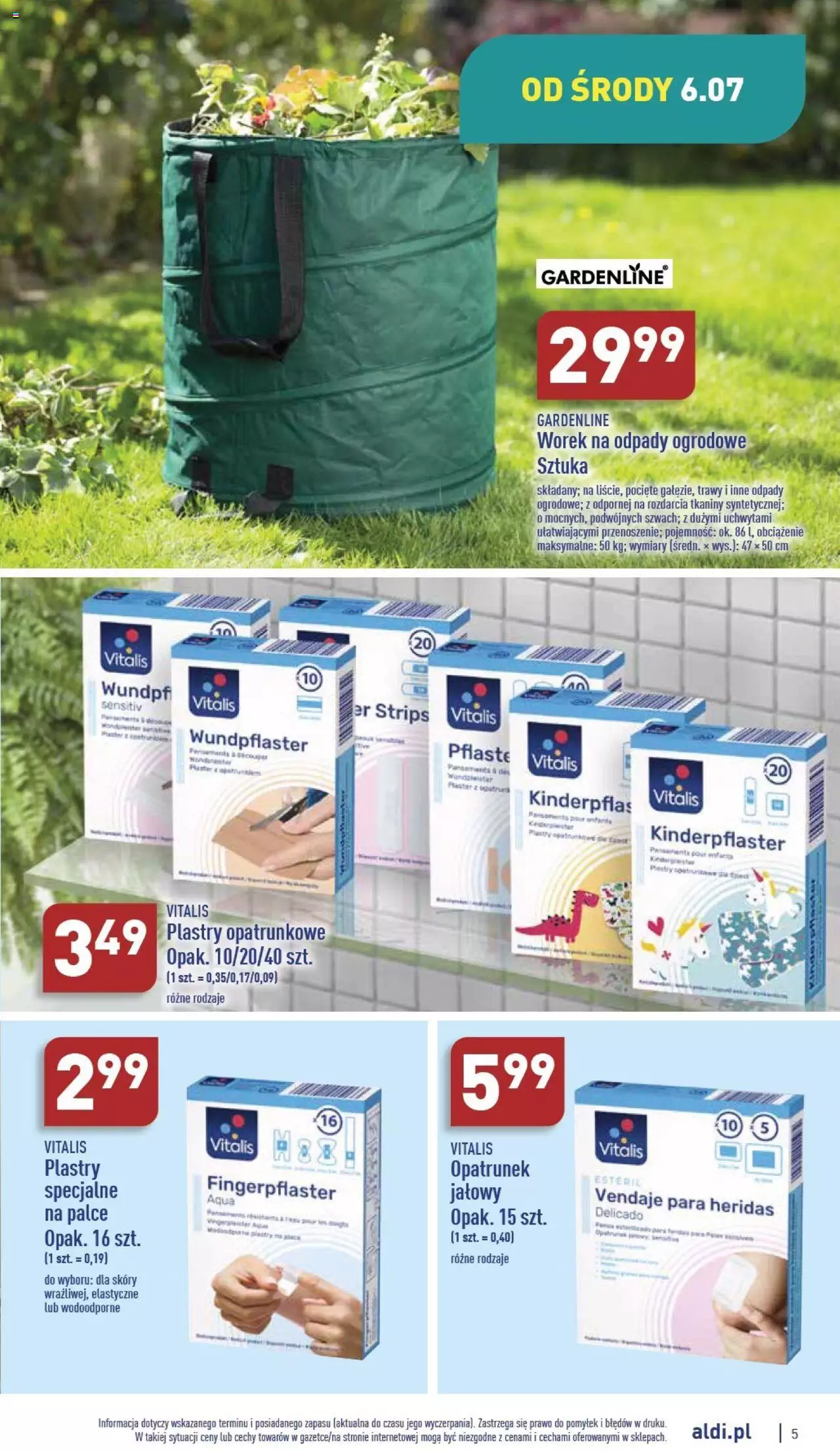 Aldi Zaplanuj zakupy wcześniej gazetka ważna  od 04.07.2022 do 09.07.2022 strona 5