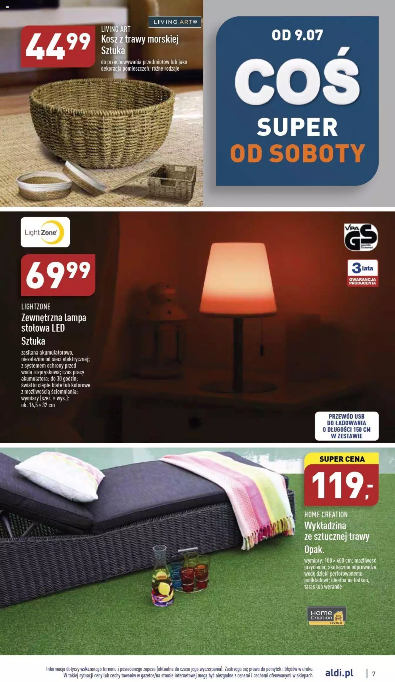 Aldi Zaplanuj zakupy wcześniej gazetka ważna  od 04.07.2022 do 09.07.2022 strona 7
