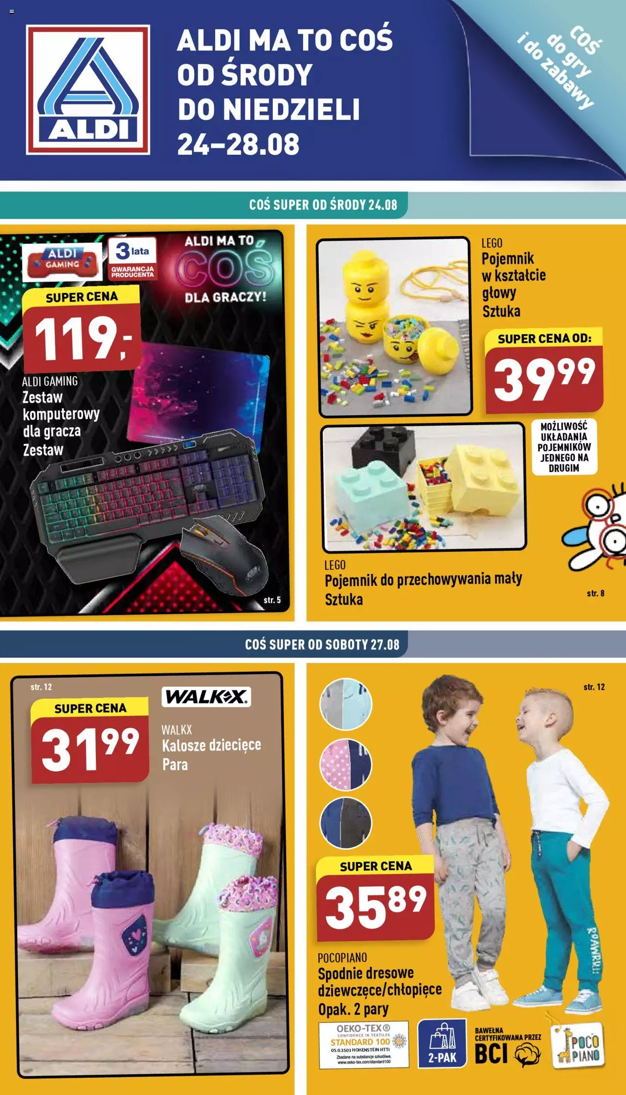 Aldi Zaplanuj zakupy wcześniej gazetka ważna od 24.08.2022 do 28.08.2022 strona 1