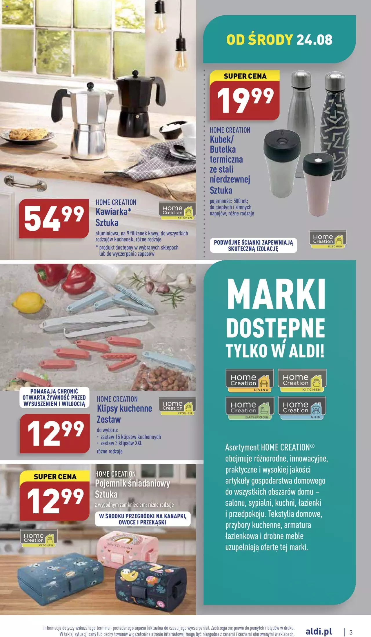 Aldi Zaplanuj zakupy wcześniej gazetka ważna od 24.08.2022 do 28.08.2022 strona 3