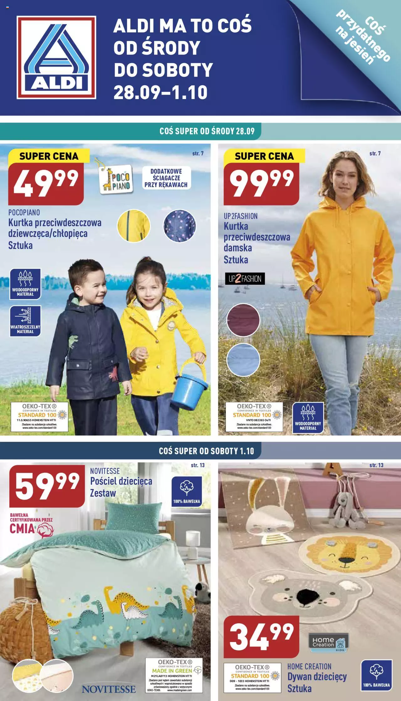 Aldi Zaplanuj zakupy wcześniej gazetka ważna od  26.09.2022 do 01.10.2022 strona 1