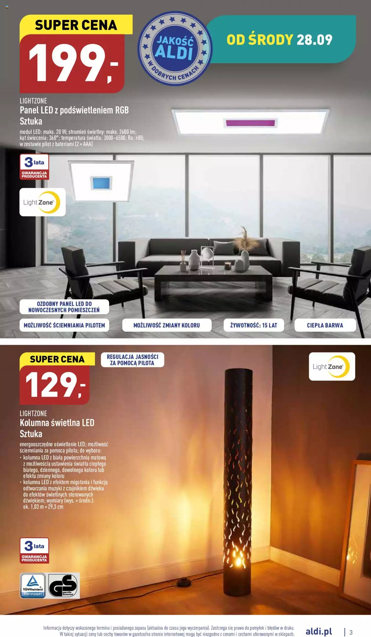 Aldi Zaplanuj zakupy wcześniej gazetka ważna od  26.09.2022 do 01.10.2022 strona 2