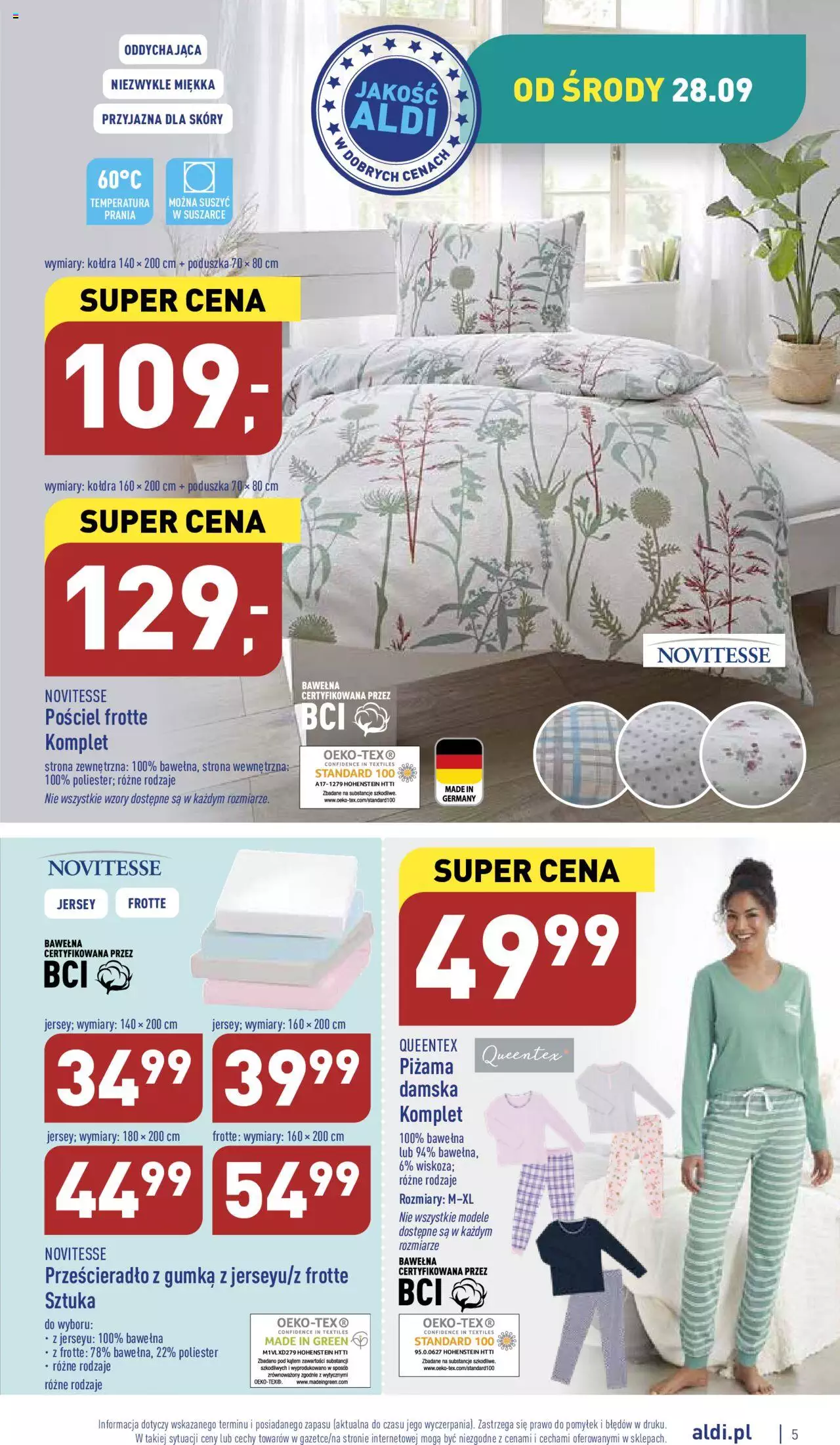 Aldi Zaplanuj zakupy wcześniej gazetka ważna od  26.09.2022 do 01.10.2022 strona 4