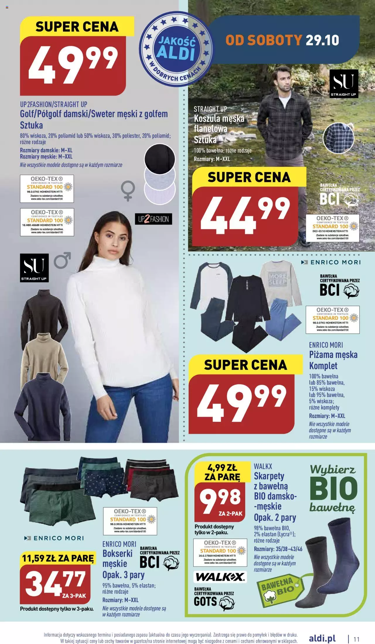 Aldi Zaplanuj zakupy wcześniej gazetka ważna od 26.10.2022 do 29.10.2022 strona 11