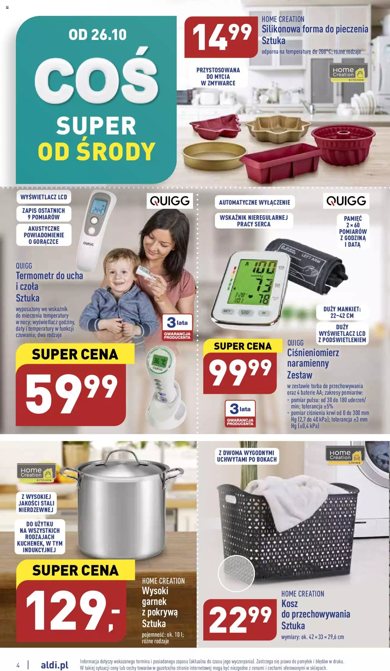 Aldi Zaplanuj zakupy wcześniej gazetka ważna od 26.10.2022 do 29.10.2022 strona 4