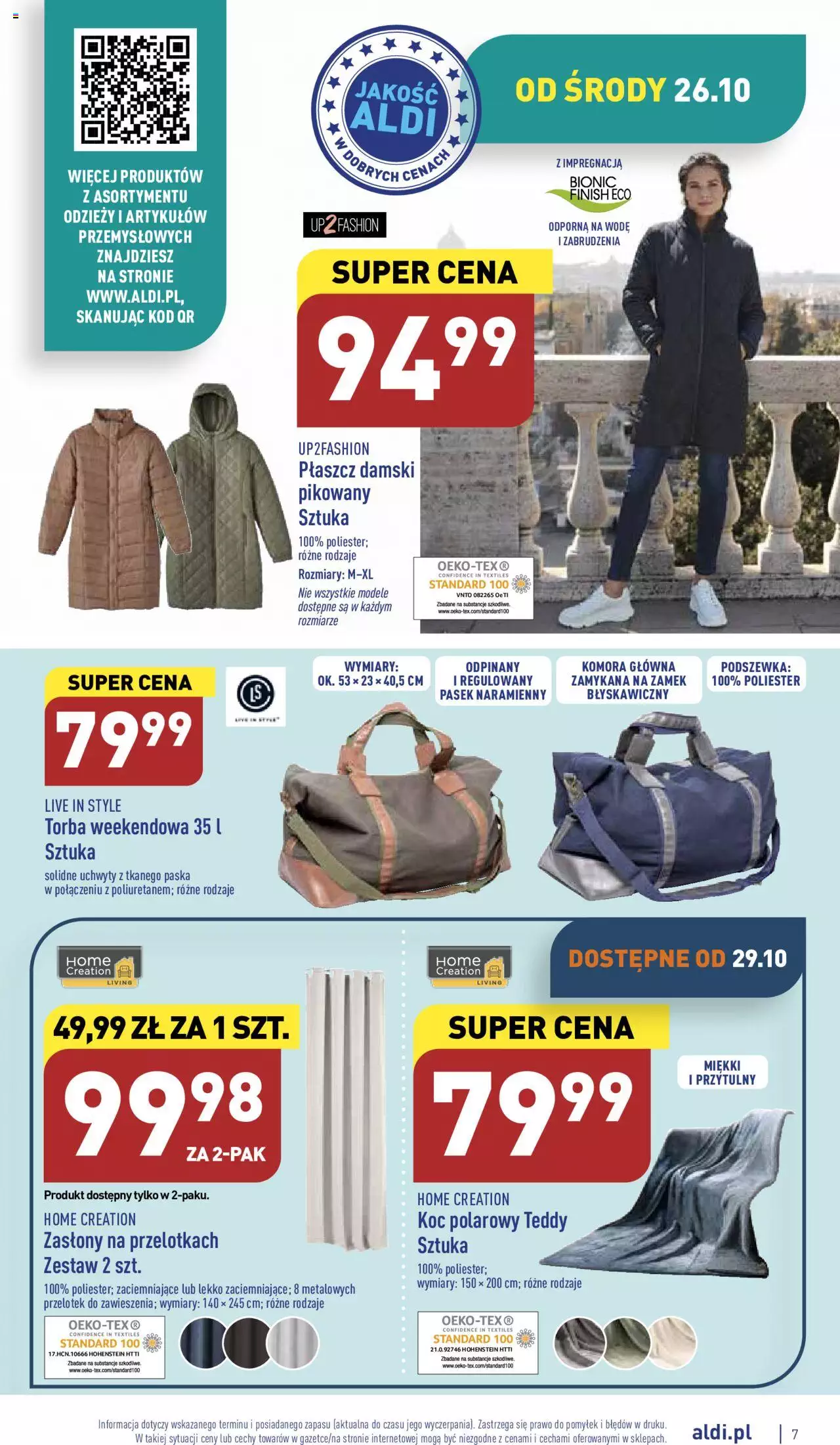 Aldi Zaplanuj zakupy wcześniej gazetka ważna od 26.10.2022 do 29.10.2022 strona 7