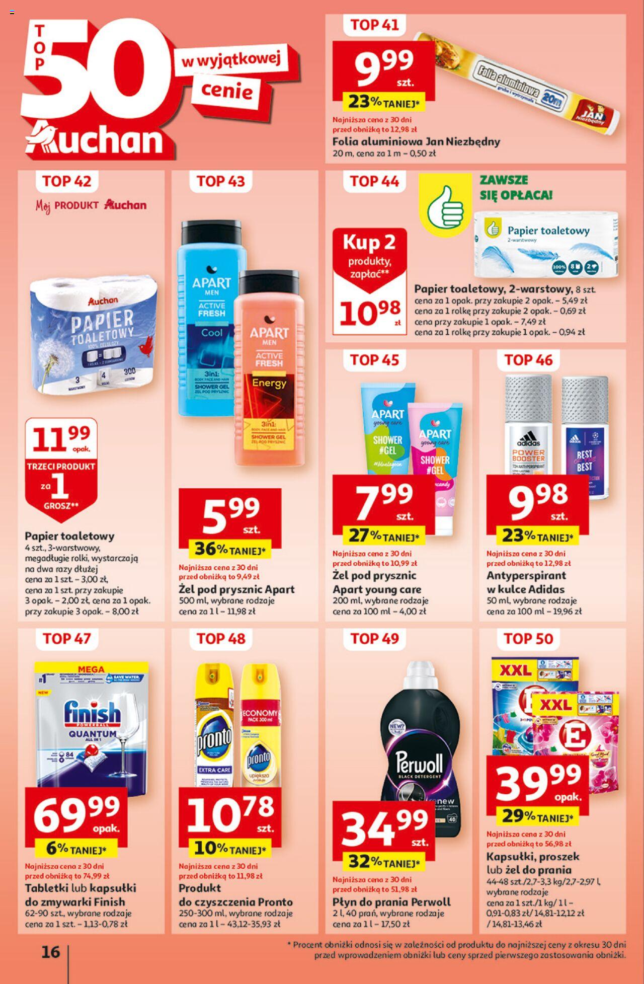 Auchan Aktywność na świeżym powietrzu! Hipermarket Gazetka ważna od 11.04.2024 do 17.04.2024 strona 16