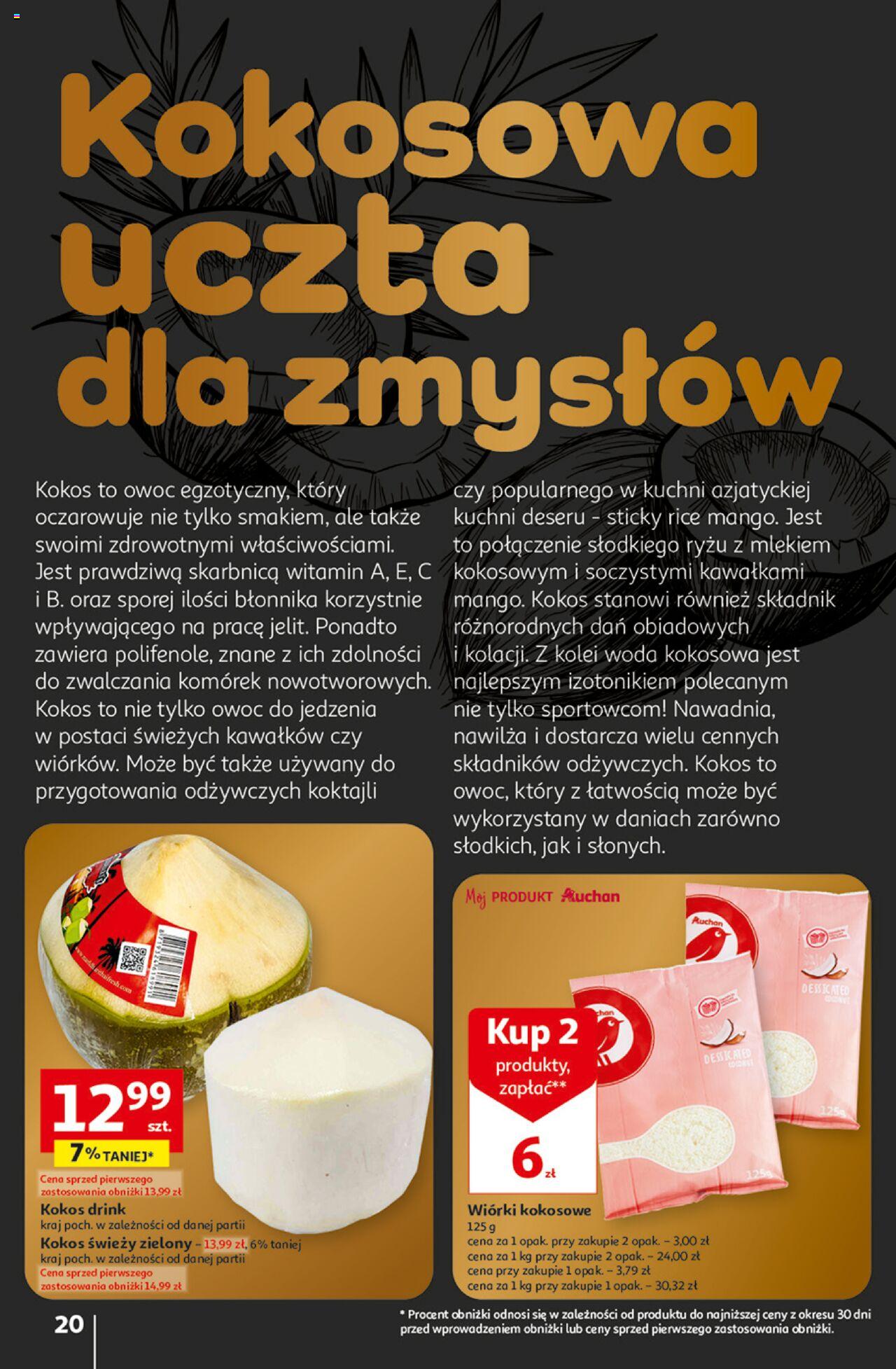 Auchan Aktywność na świeżym powietrzu! Hipermarket Gazetka ważna od 11.04.2024 do 17.04.2024 strona 19