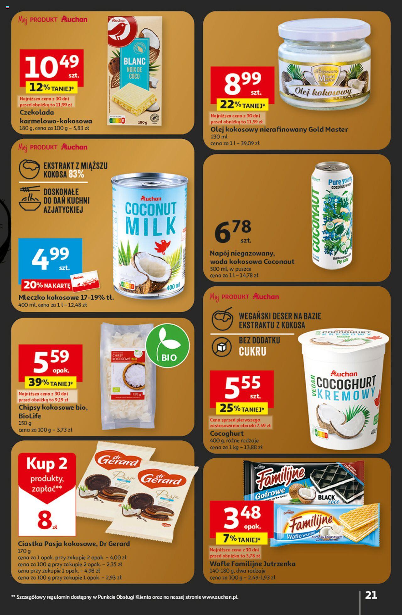 Auchan Aktywność na świeżym powietrzu! Hipermarket Gazetka ważna od 11.04.2024 do 17.04.2024 strona 20