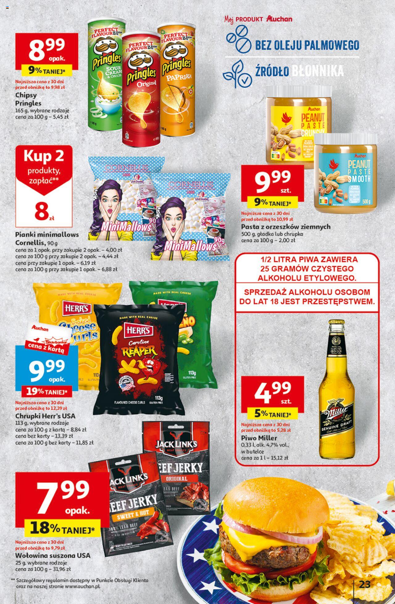 Auchan Aktywność na świeżym powietrzu! Hipermarket Gazetka ważna od 11.04.2024 do 17.04.2024 strona 22