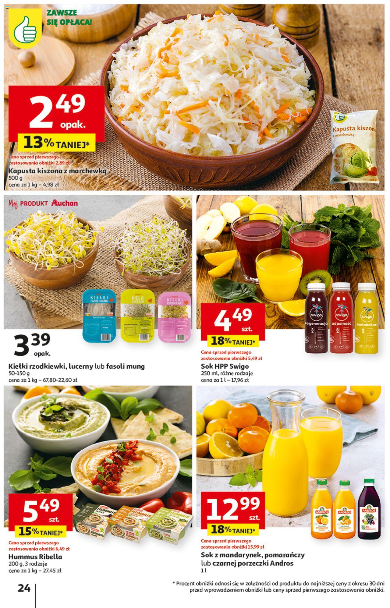 Auchan Aktywność na świeżym powietrzu! Hipermarket Gazetka ważna od 11.04.2024 do 17.04.2024 strona 23