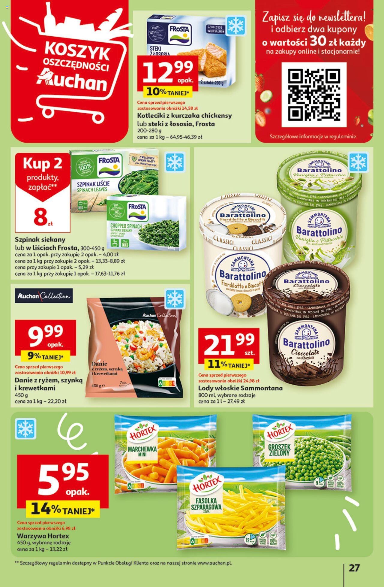 Auchan Aktywność na świeżym powietrzu! Hipermarket Gazetka ważna od 11.04.2024 do 17.04.2024 strona 26