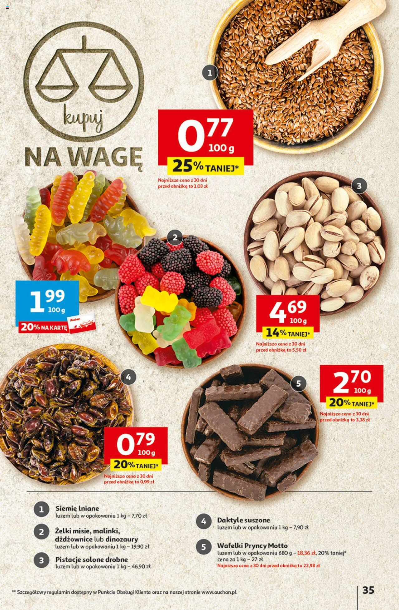 Auchan Aktywność na świeżym powietrzu! Hipermarket Gazetka ważna od 11.04.2024 do 17.04.2024 strona 34
