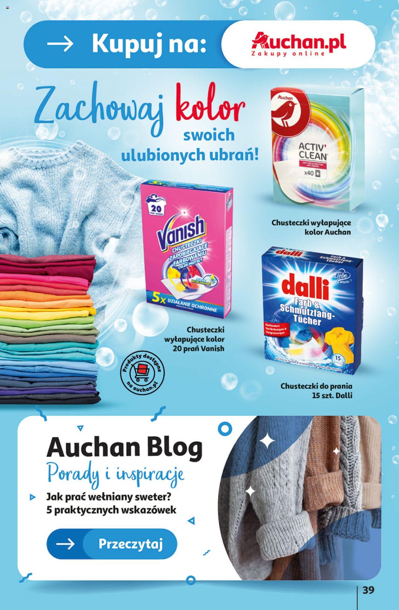 Auchan Aktywność na świeżym powietrzu! Hipermarket Gazetka ważna od 11.04.2024 do 17.04.2024 strona 38