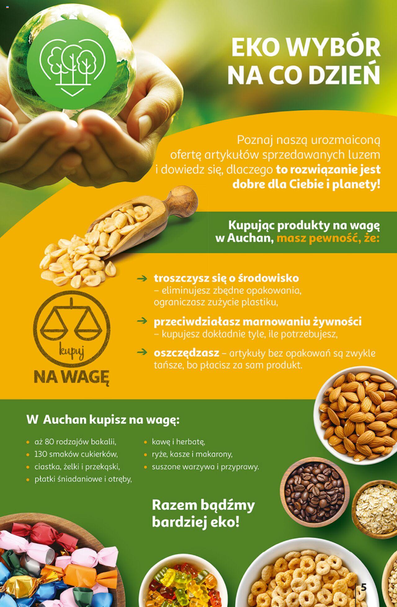 Auchan Aktywność na świeżym powietrzu! Hipermarket Gazetka ważna od 11.04.2024 do 17.04.2024 strona 5