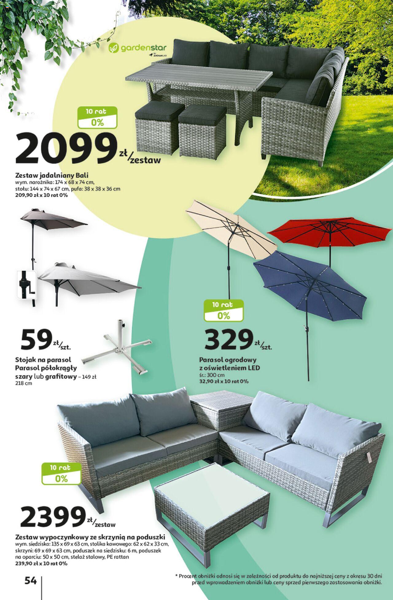 Auchan Aktywność na świeżym powietrzu! Hipermarket Gazetka ważna od 11.04.2024 do 17.04.2024 strona 53