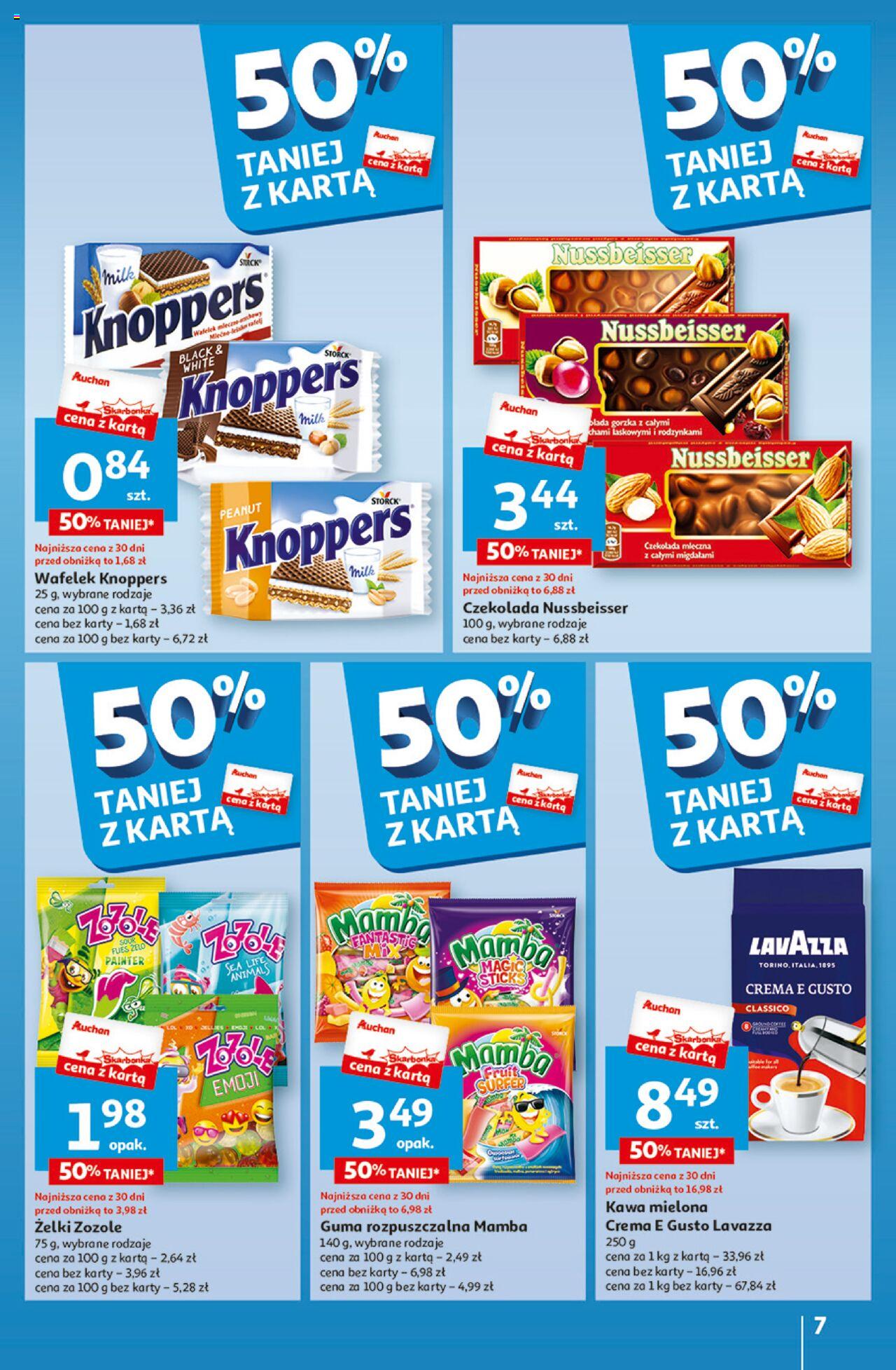 Auchan Aktywność na świeżym powietrzu! Hipermarket Gazetka ważna od 11.04.2024 do 17.04.2024 strona 7