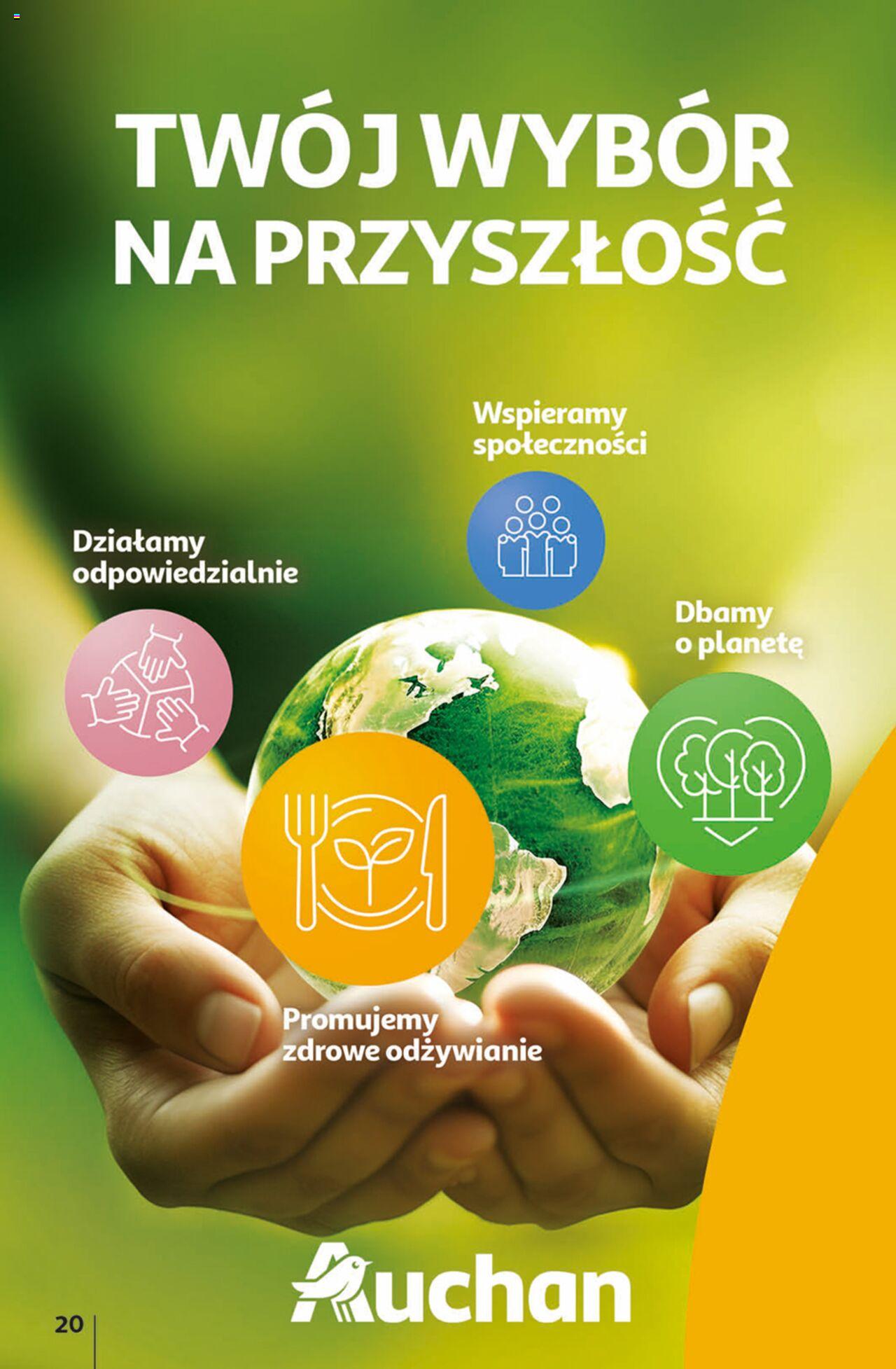 Auchan Ceny w dół Część 1 Hipermarket Gazetka ważna od 03.01.2024 do 10.01.2024 strona 20