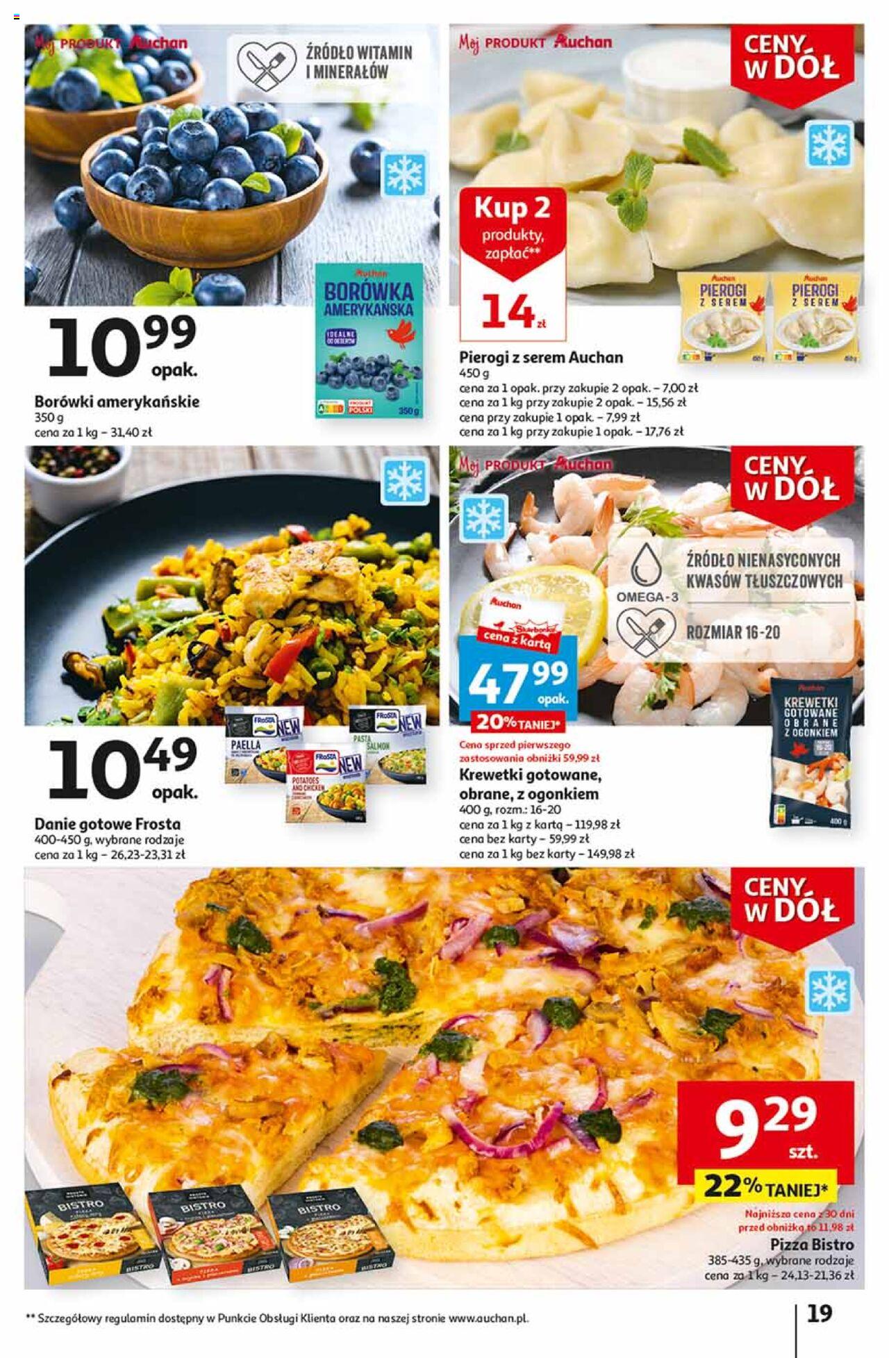 Auchan Ceny w dół Część 2 Hipermarket Gazetka ważna od 11.01.2024 do 17.01.2024 strona 19