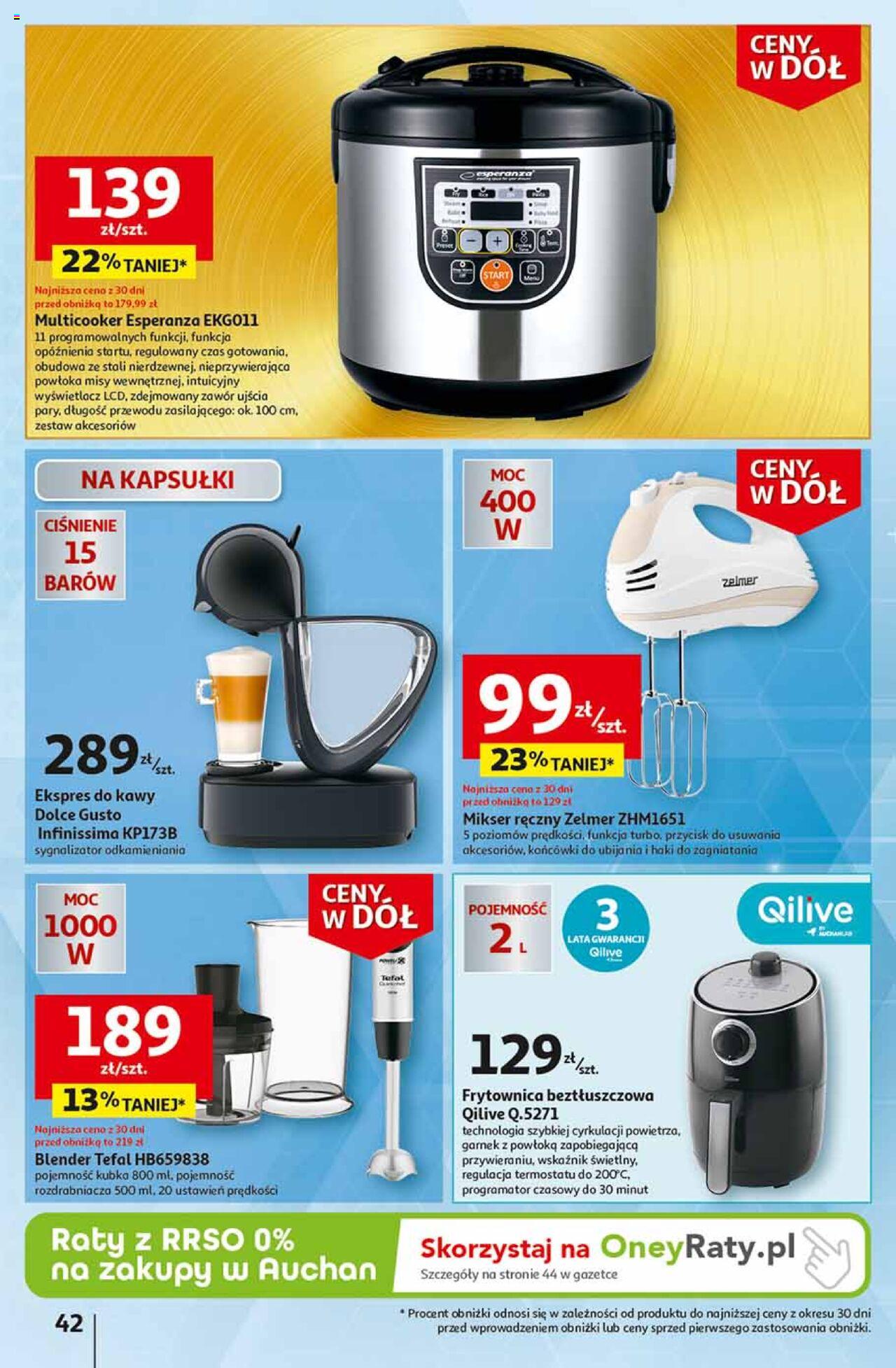 Auchan Ceny w dół Część 2 Hipermarket Gazetka ważna od 11.01.2024 do 17.01.2024 strona 39