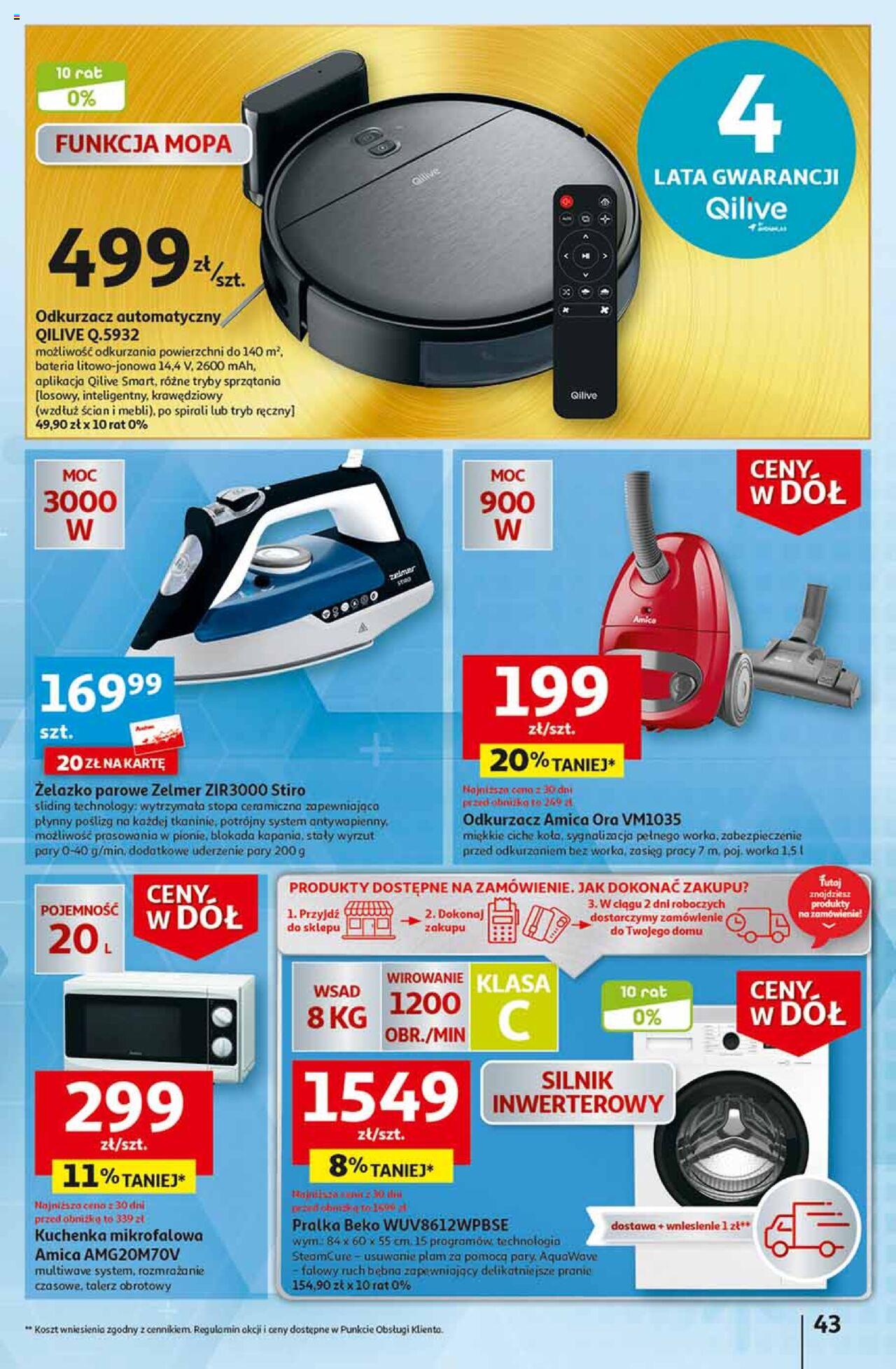 Auchan Ceny w dół Część 2 Hipermarket Gazetka ważna od 11.01.2024 do 17.01.2024 strona 40