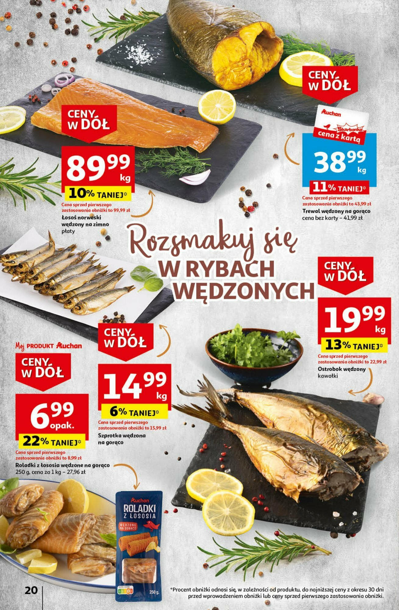 Auchan Ceny w dół Część 3 Hipermarket Gazetka ważna od 18.01.2024 do 24.01.2024 strona 20
