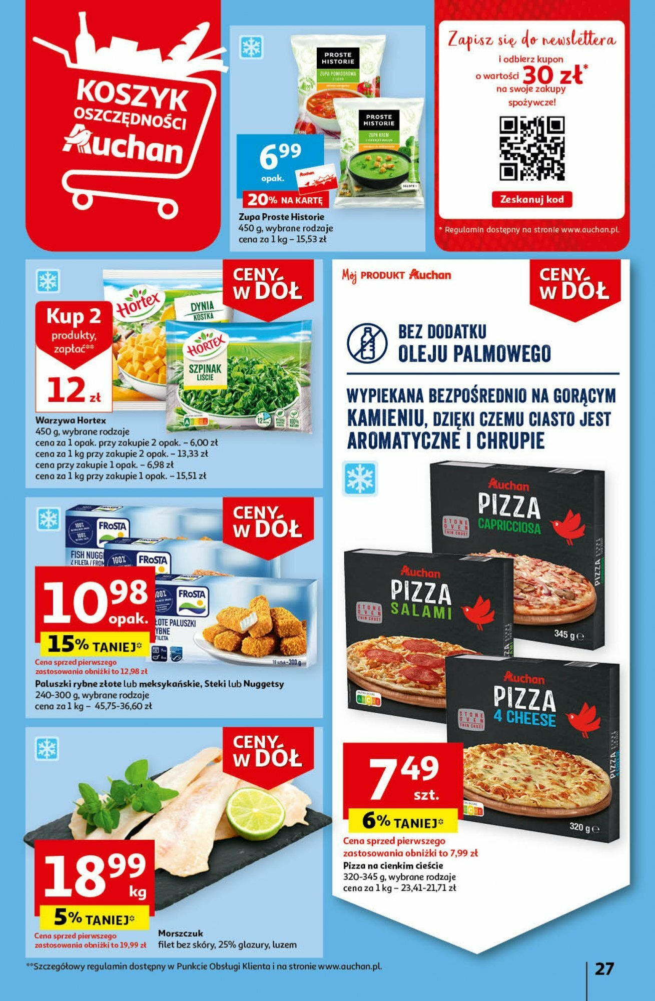 Auchan Ceny w dół Część 3 Hipermarket Gazetka ważna od 18.01.2024 do 24.01.2024 strona 27