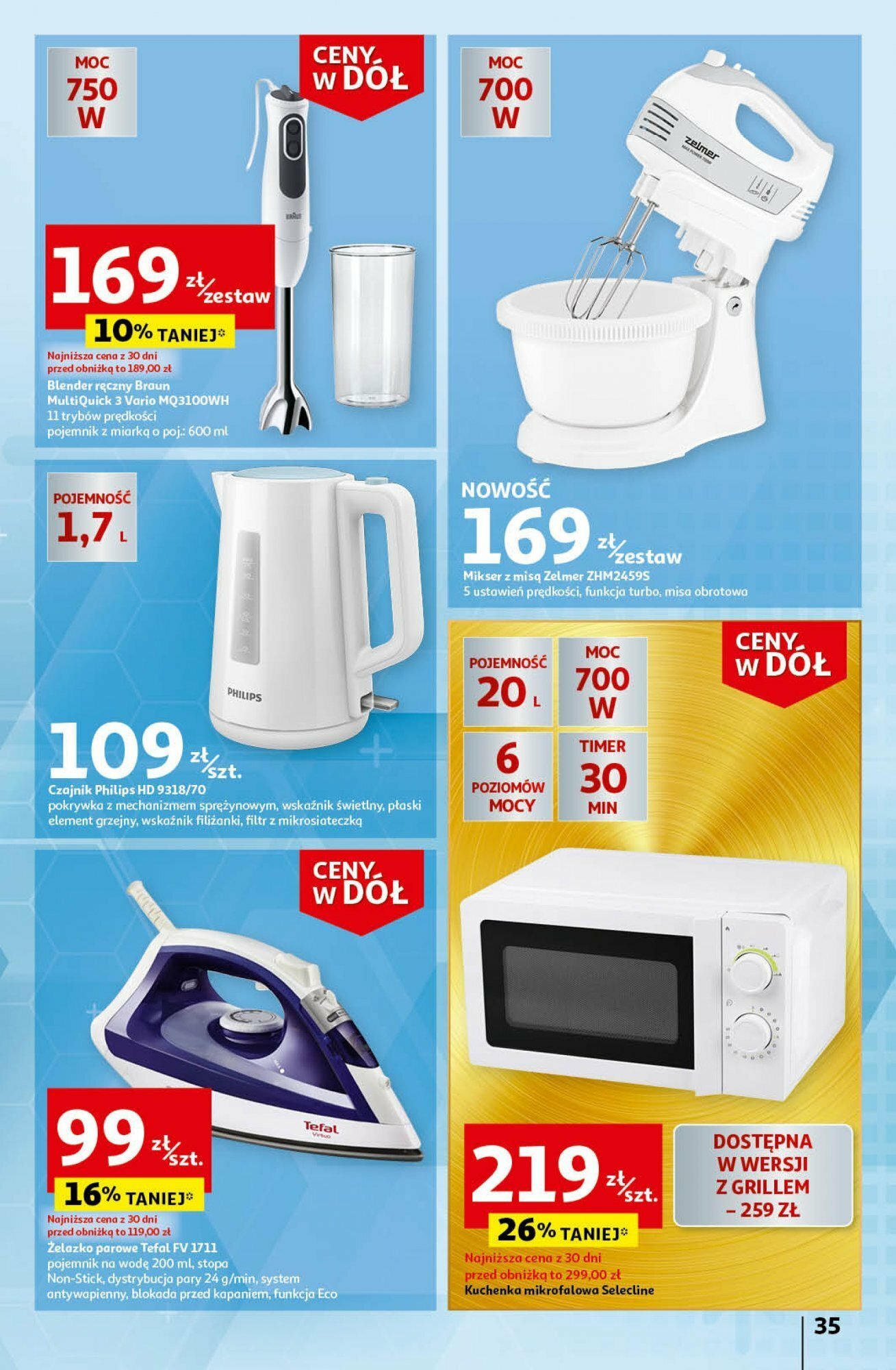 Auchan Ceny w dół Część 3 Hipermarket Gazetka ważna od 18.01.2024 do 24.01.2024 strona 35