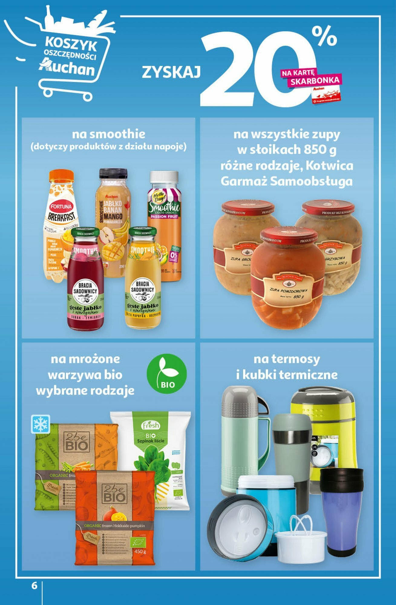 Auchan Ceny w dół Część 3 Hipermarket Gazetka ważna od 18.01.2024 do 24.01.2024 strona 6