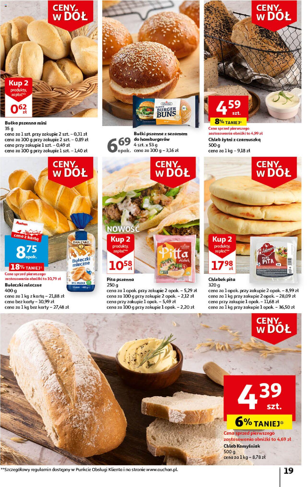 Auchan Ceny w dół Część 4 Hipermarket Gazetka ważna od 25.01.2024 do 31.01.2024 strona 19