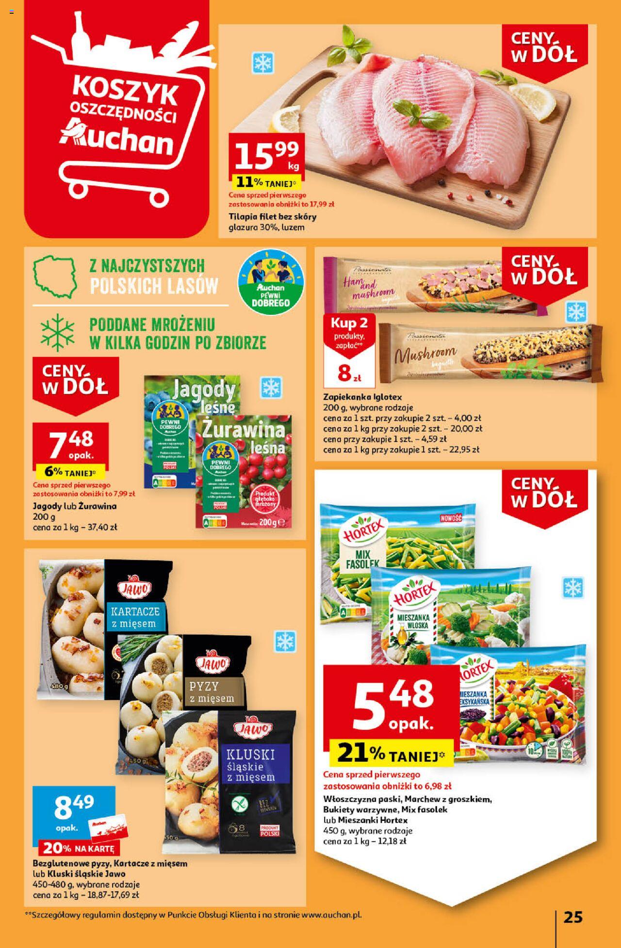 Auchan Ceny w dół Część 4 Hipermarket Gazetka ważna od 25.01.2024 do 31.01.2024 strona 25