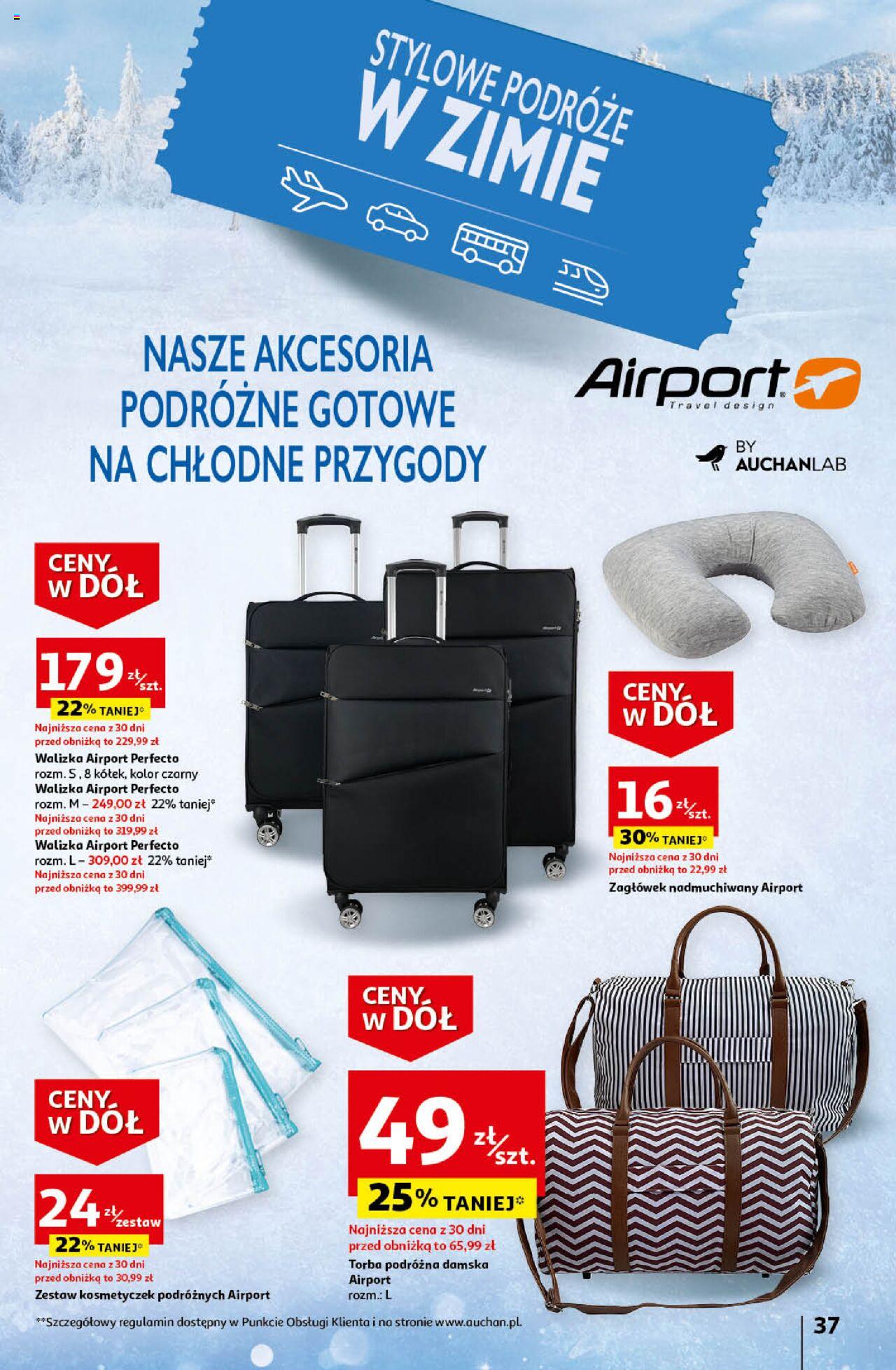 Auchan Ceny w dół Część 4 Hipermarket Gazetka ważna od 25.01.2024 do 31.01.2024 strona 37