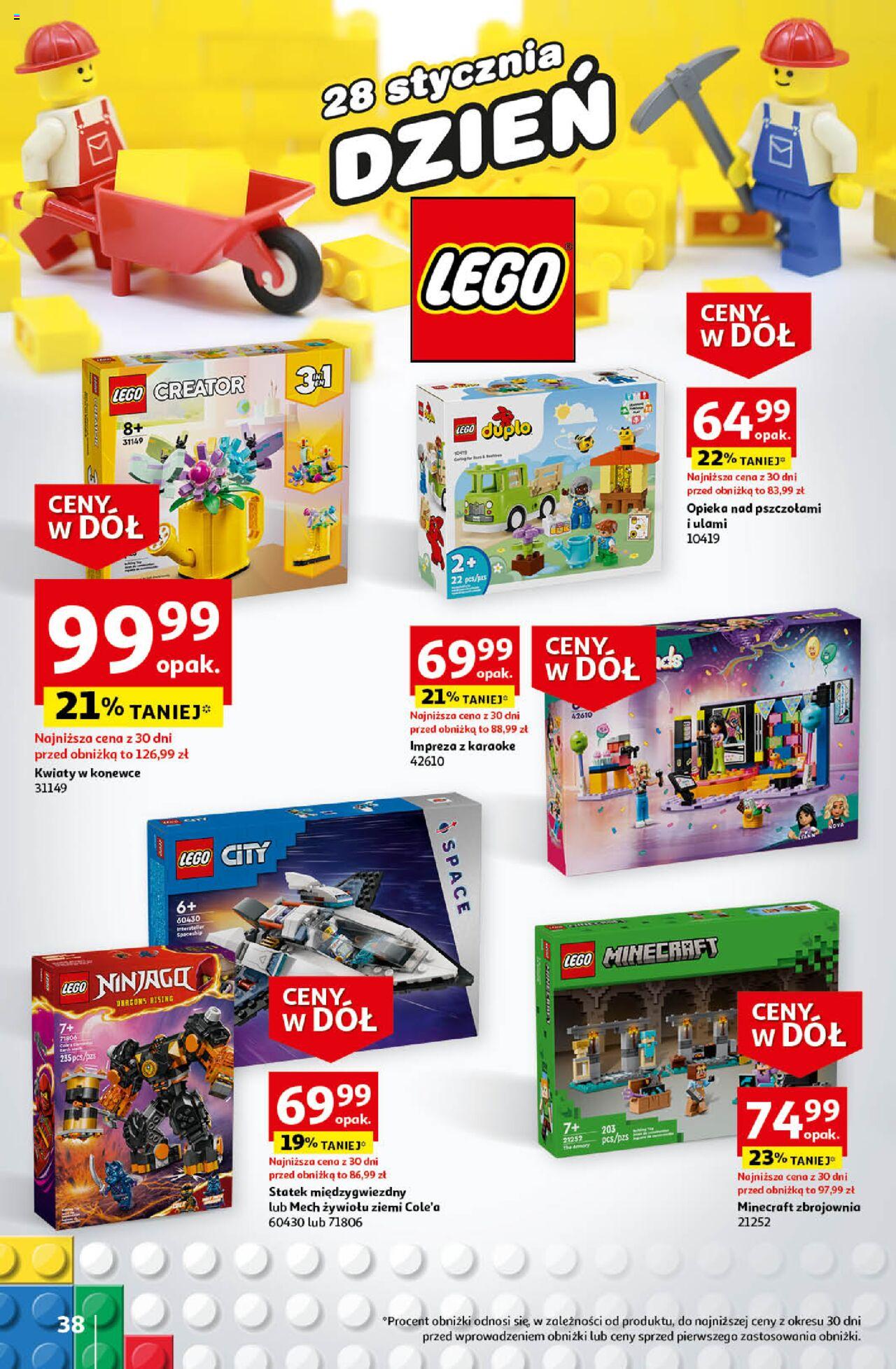 Auchan Ceny w dół Część 4 Hipermarket Gazetka ważna od 25.01.2024 do 31.01.2024 strona 38