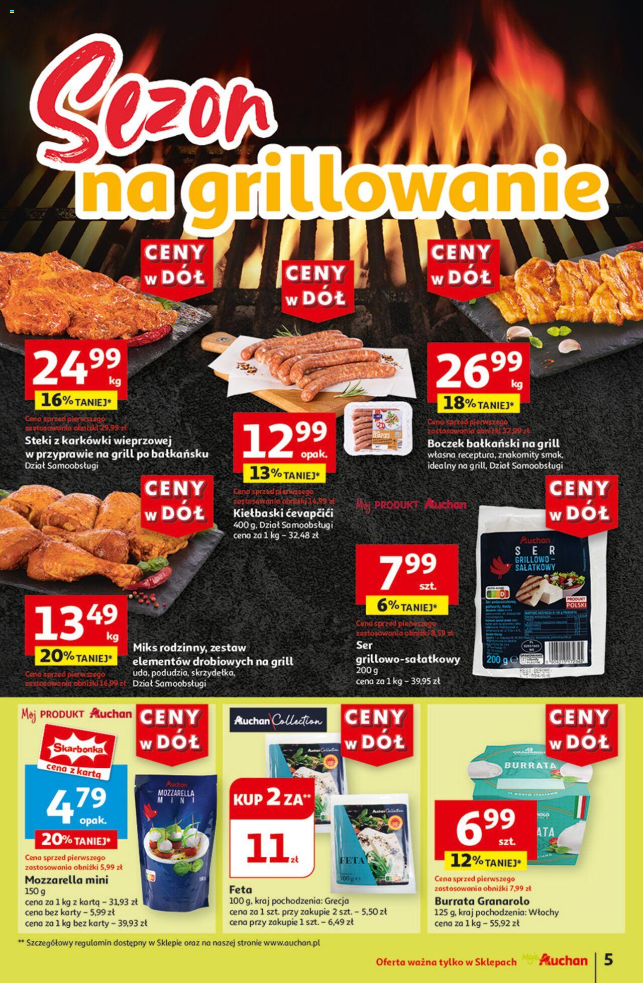 Auchan Ceny w dół Gazetka ważna od 04.07.2024 do 10.07.2024 strona 7
