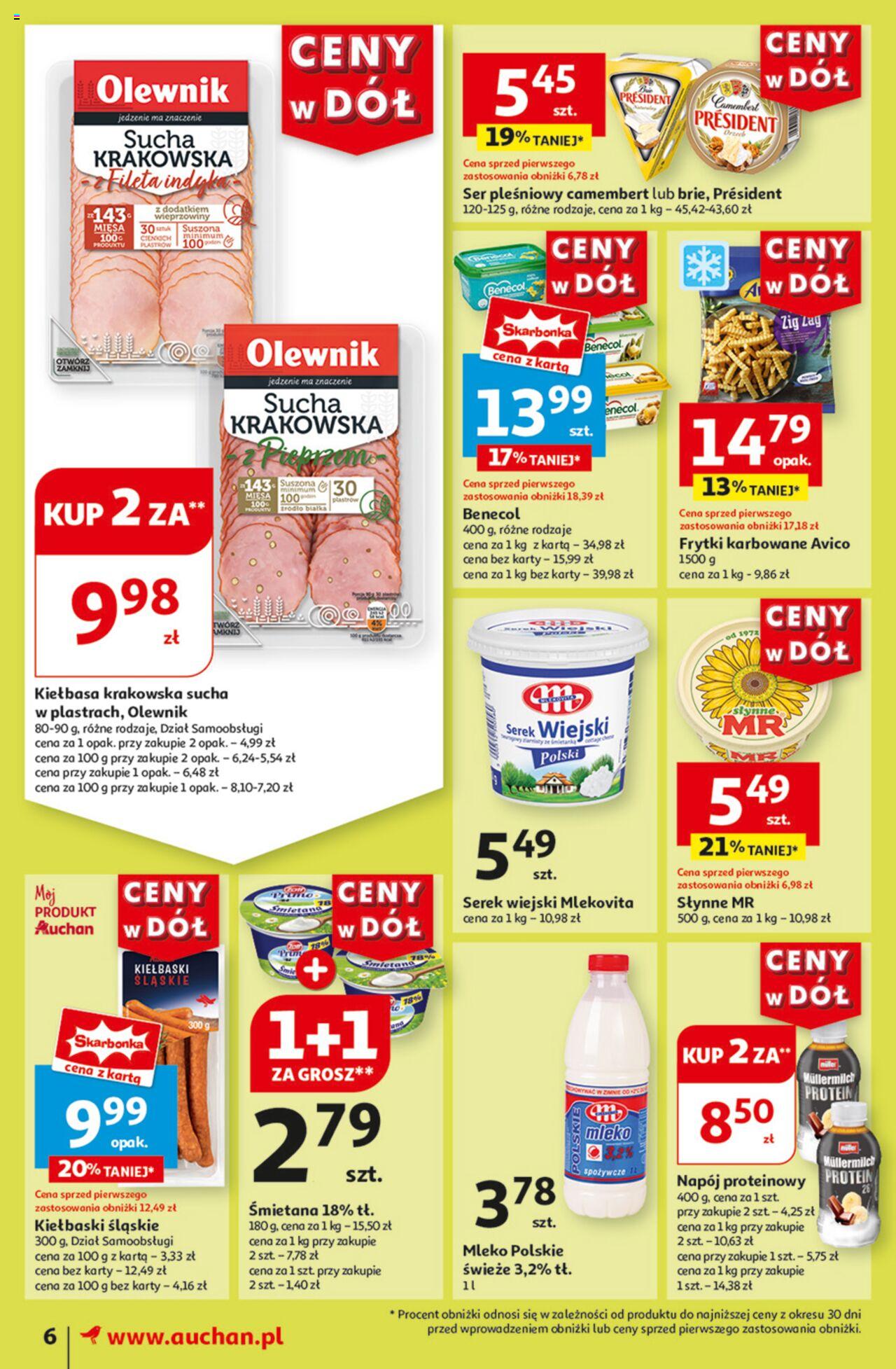 Auchan Ceny w dół Gazetka ważna od 04.07.2024 do 10.07.2024 strona 8