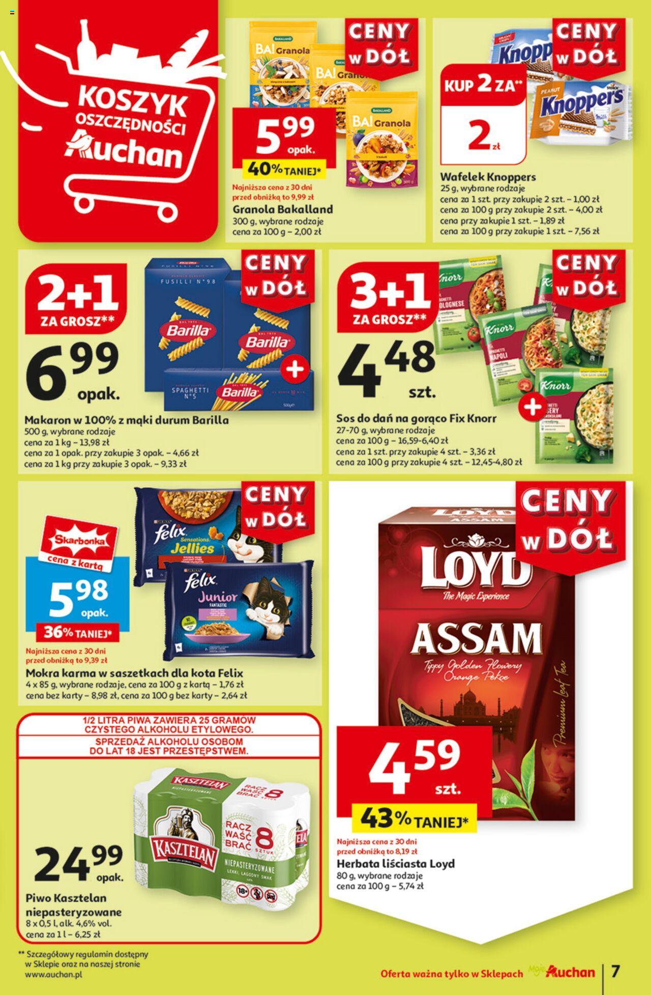 Auchan Ceny w dół Gazetka ważna od 04.07.2024 do 10.07.2024 strona 9