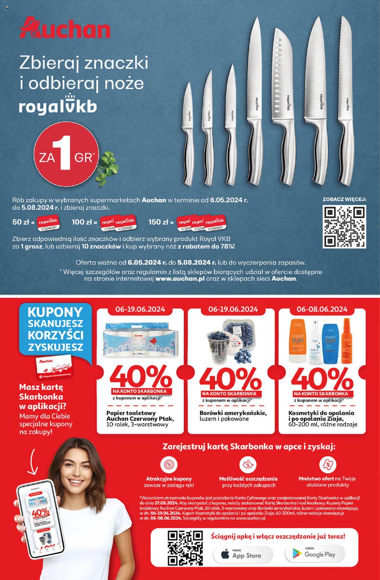 Auchan Ceny w dół Gazetka ważna od  06.06.2024 do 12.06.2024 strona 2