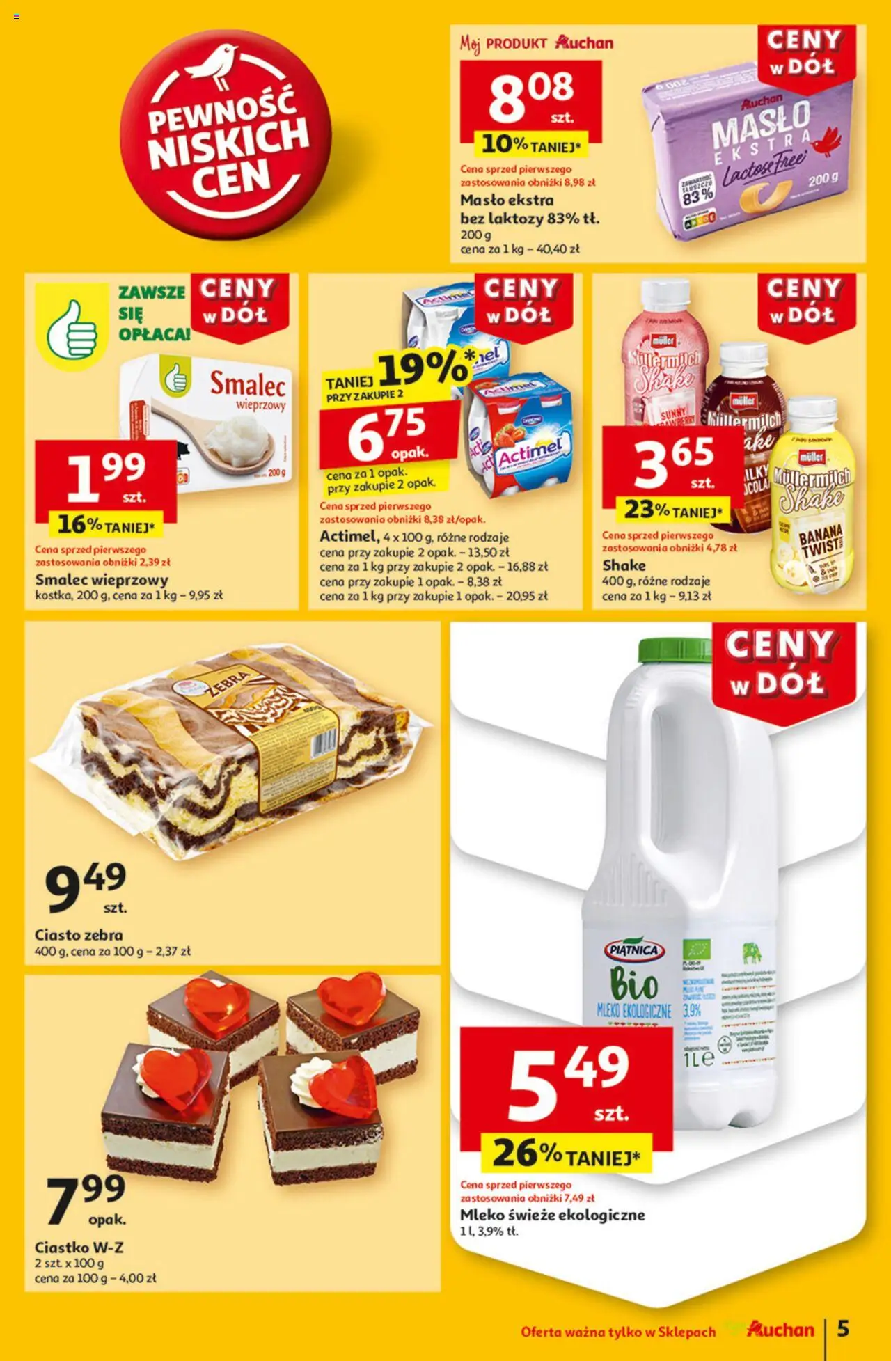 Auchan Ceny w dół Gazetka ważna od 16.01.2025 do 22.01.2025 strona 7