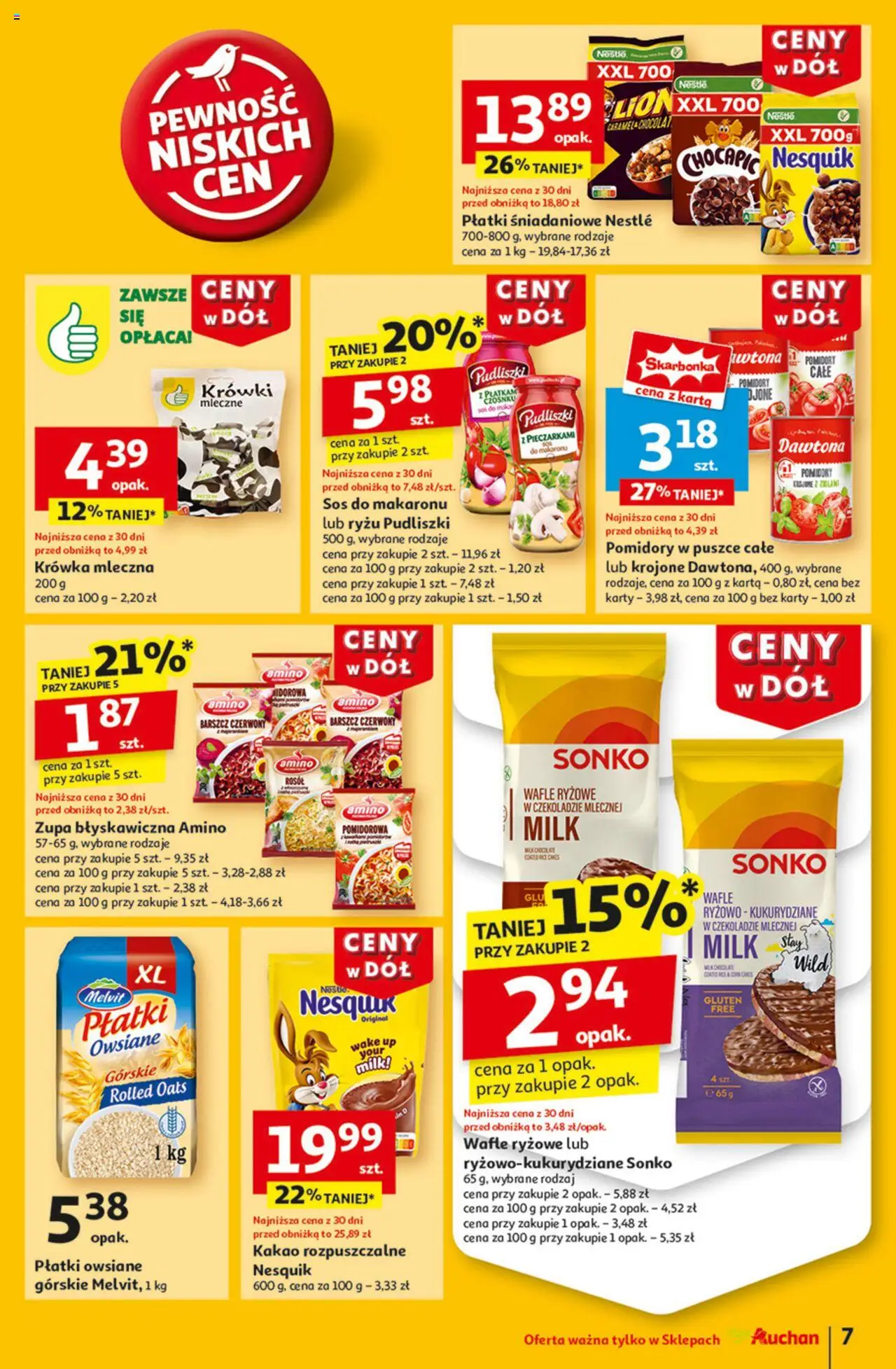 Auchan Ceny w dół Gazetka ważna od 16.01.2025 do 22.01.2025 strona 9