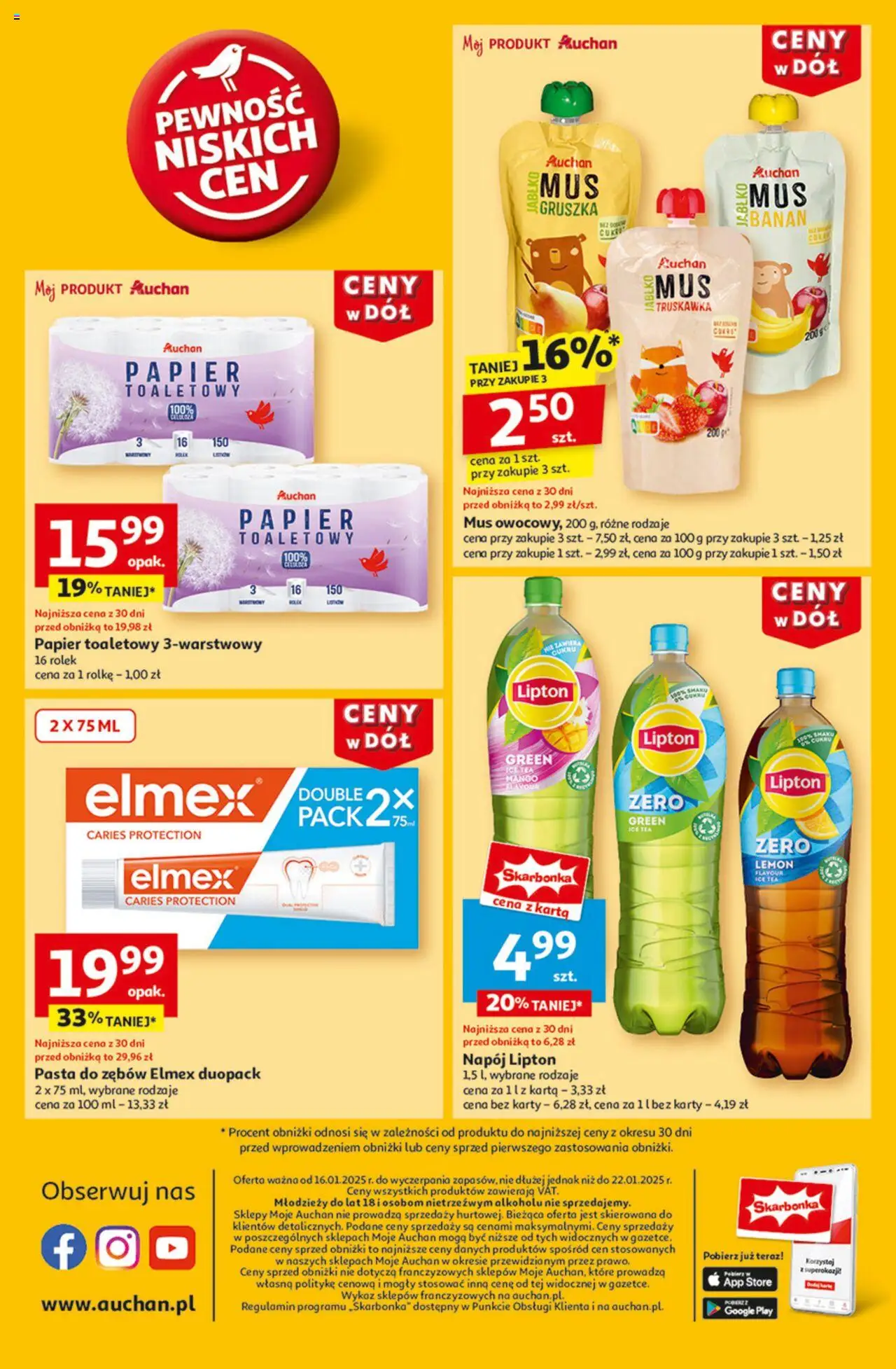 Auchan Ceny w dół Gazetka ważna od 16.01.2025 do 22.01.2025 strona 10